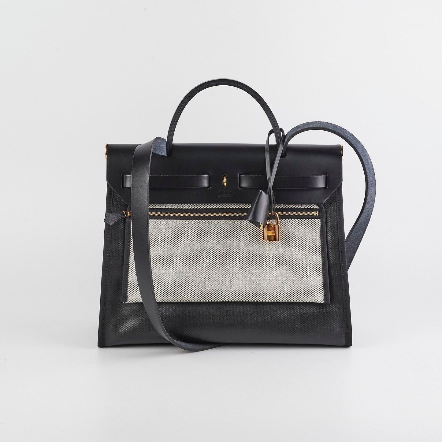 Hermes Herbag 31 Black - Stamp B