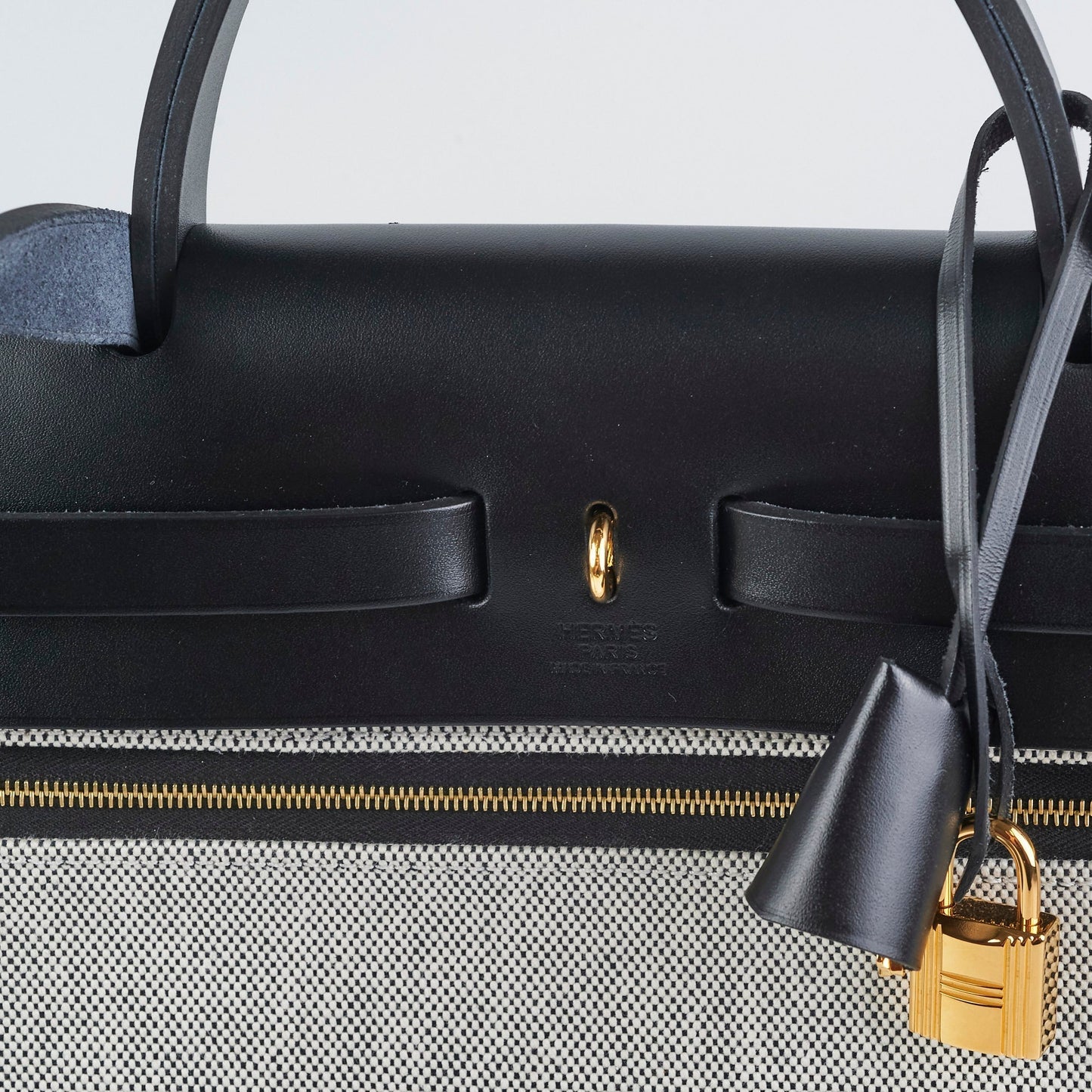 Hermes Herbag 31 Black - Stamp B