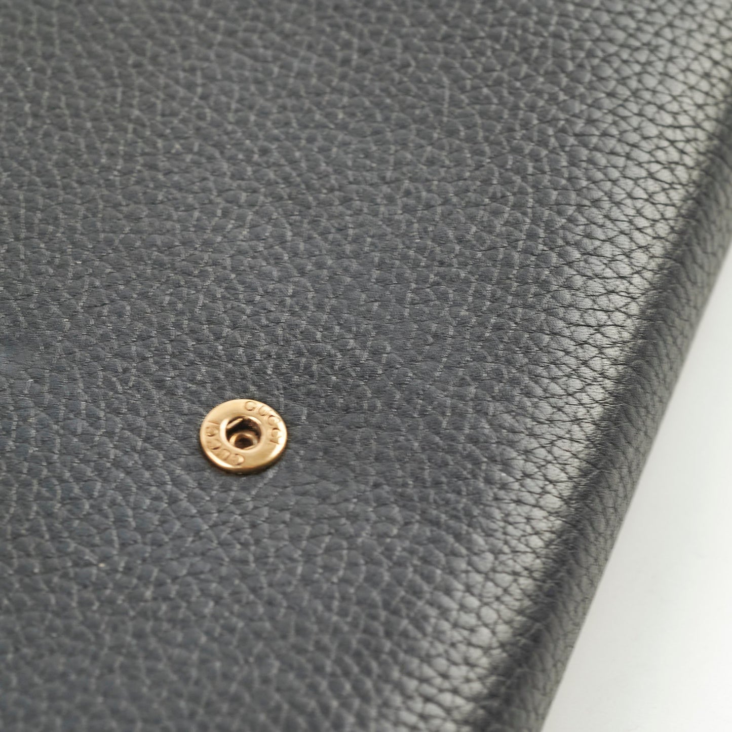 Gucci Marmont Black Leather Wallet On Chain WOC