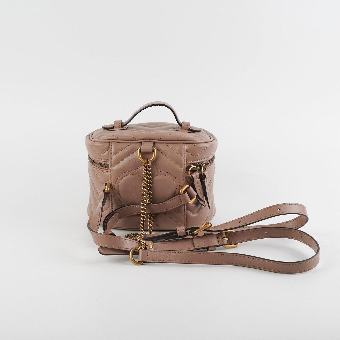 Gucci Small Vanity Backpack Beige Backpack