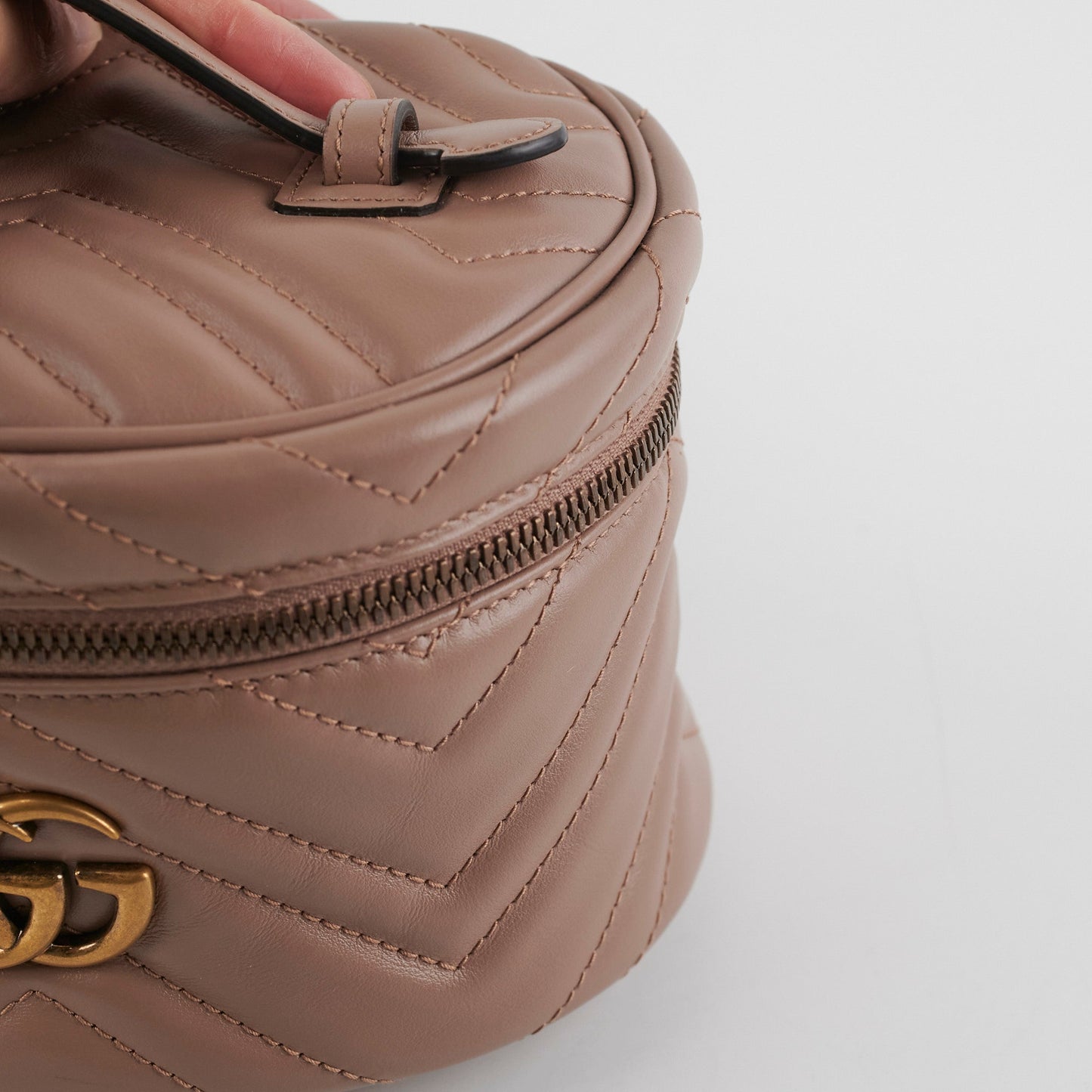 Gucci Small Vanity Backpack Beige Backpack