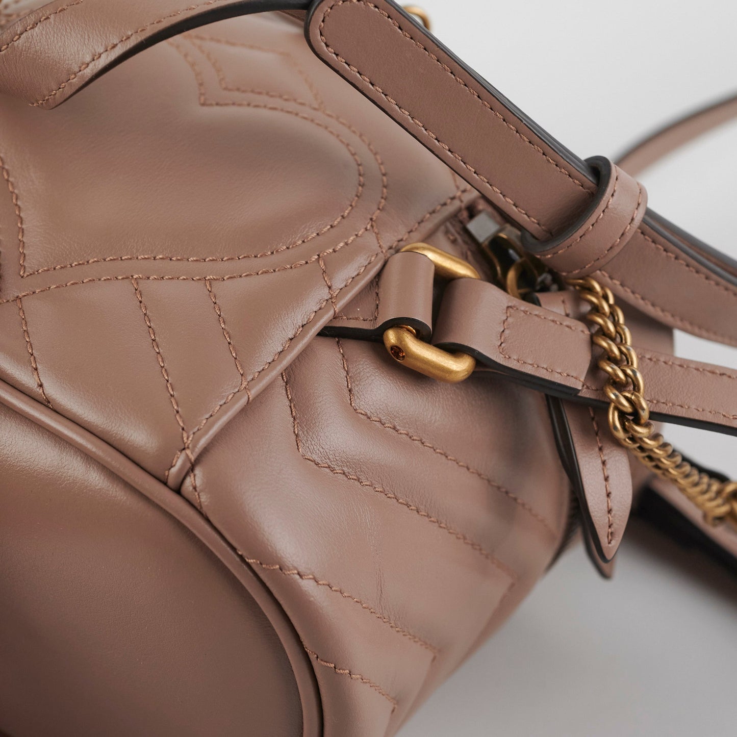 Gucci Small Vanity Backpack Beige Backpack
