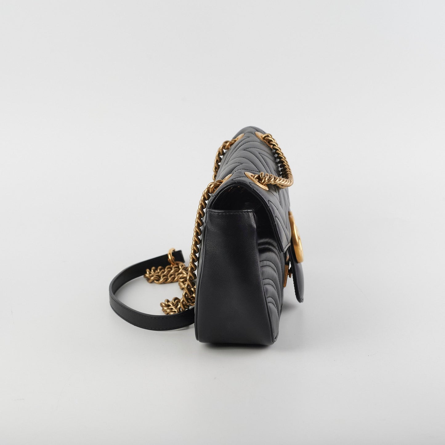 Gucci Marmont Small Black Shoulder Bag
