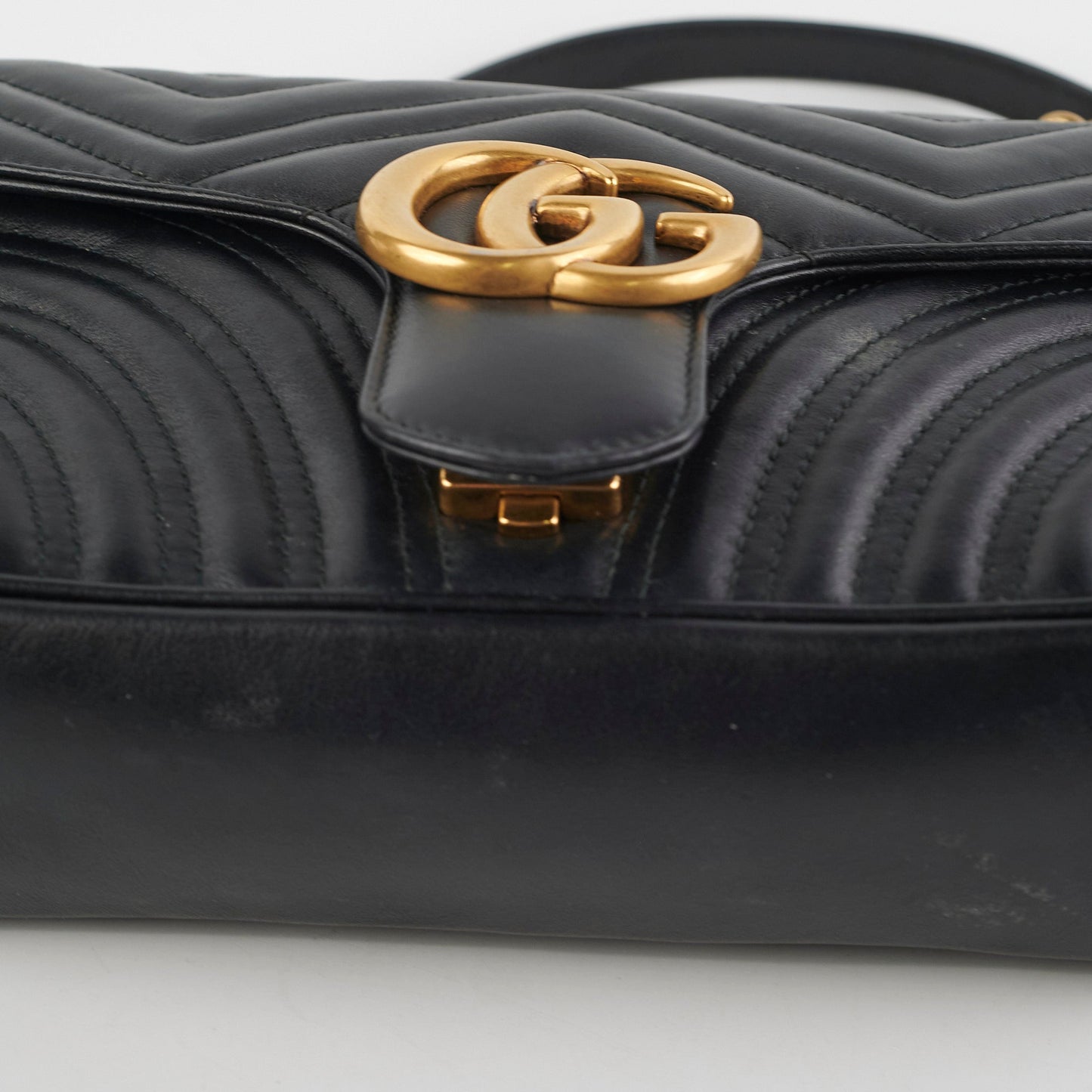 Gucci Marmont Small Black Shoulder Bag