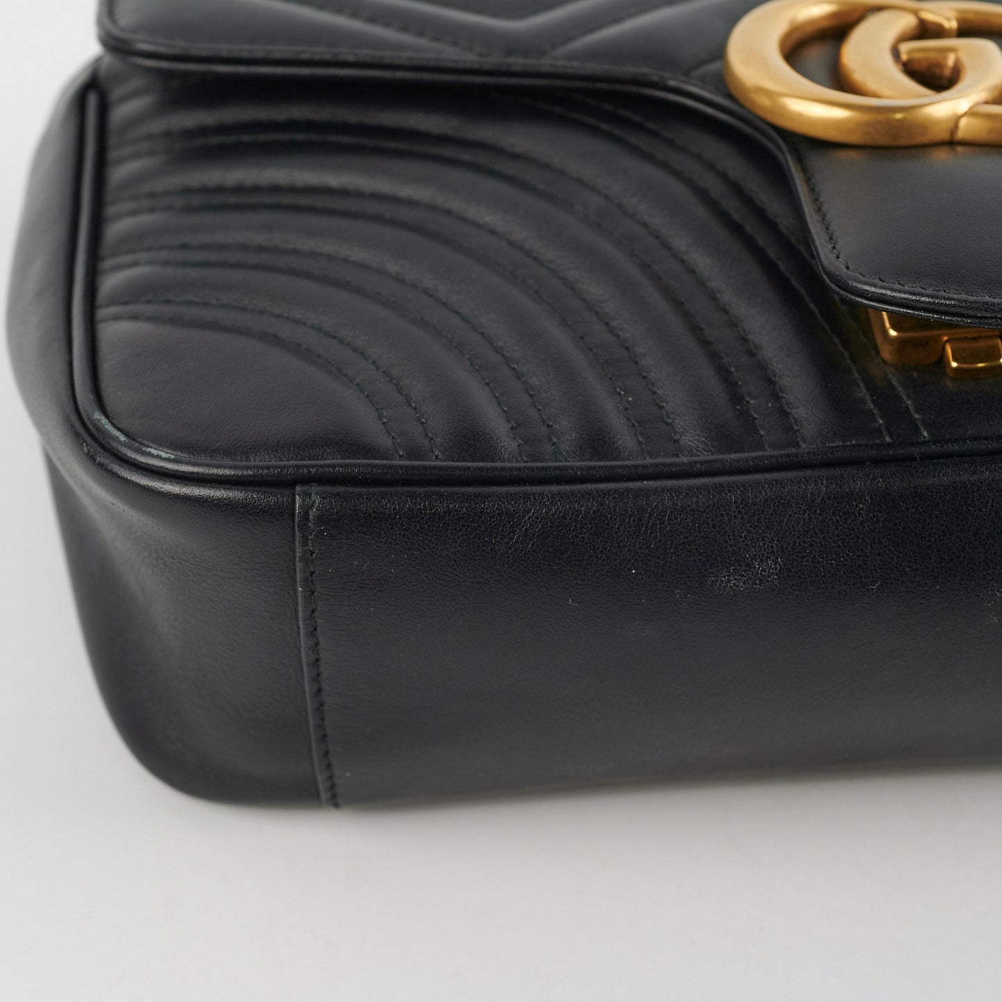 Gucci Marmont Small Black Shoulder Bag