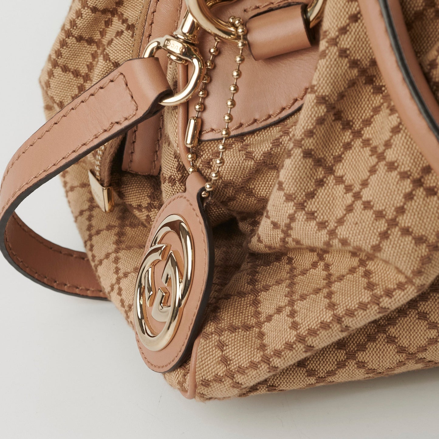 Gucci Brown/Pink Tote Bag