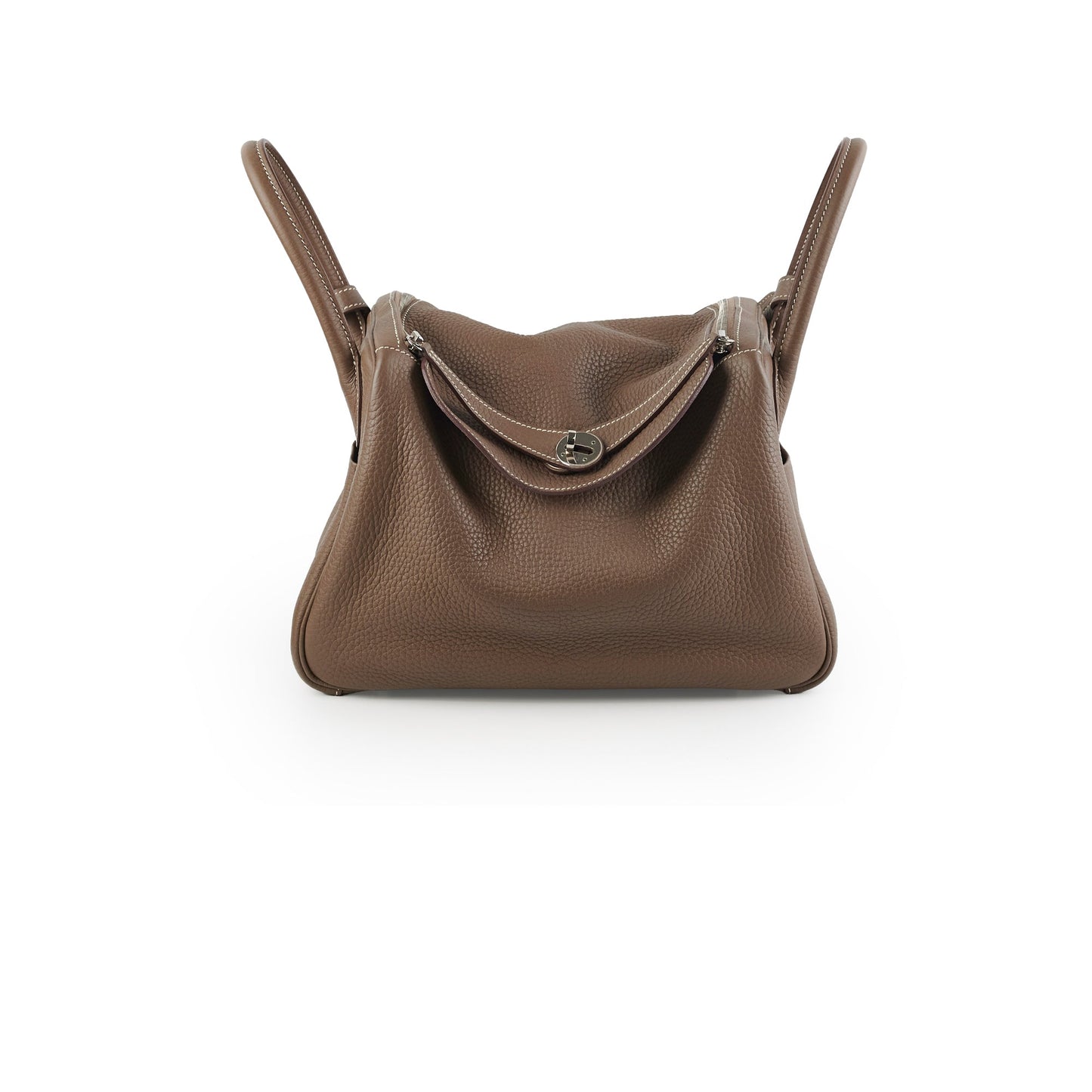 Hermes Lindy 30 Etoupe Clemence Stamp X