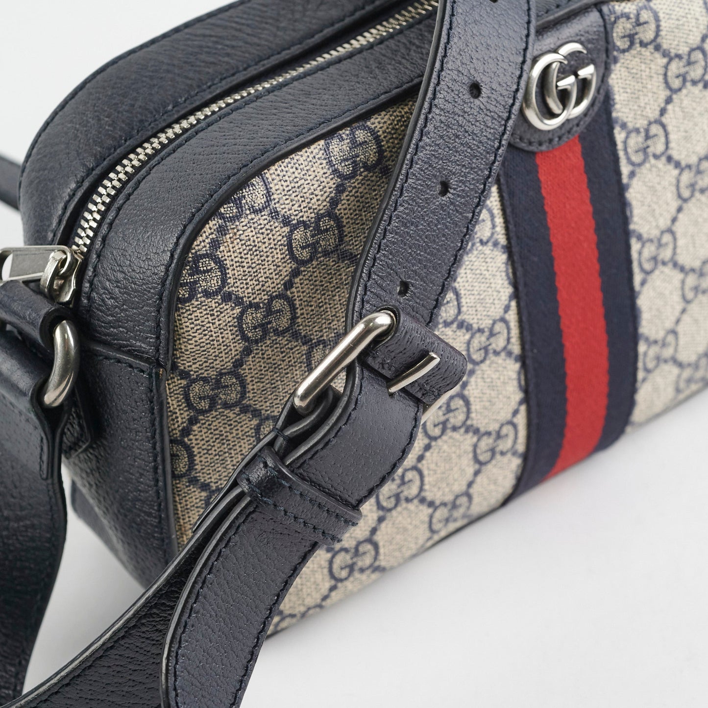 Gucci Monogram Navy Crossbody
