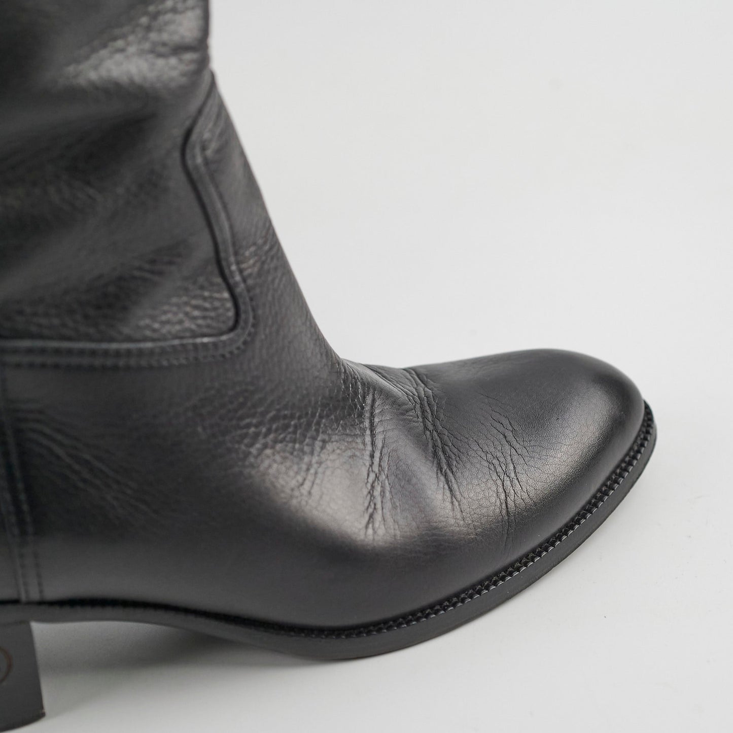 Gucci GG Knee High Heeled Boots Black 38