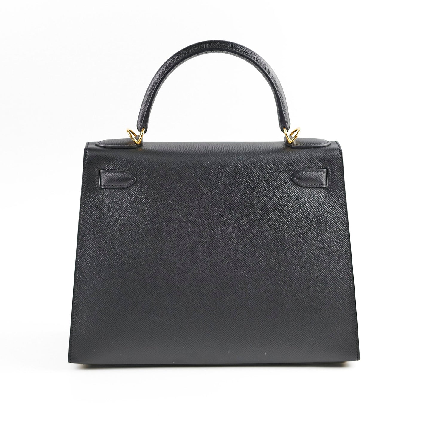 Hermes Kelly 28 Epsom Black C Stamp