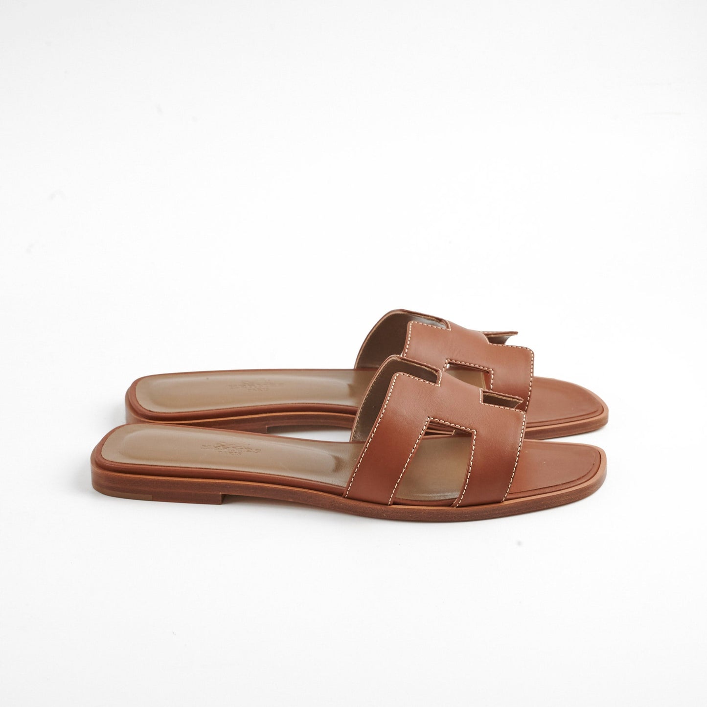 Hermes Oran Sandals Size 39 Gold
