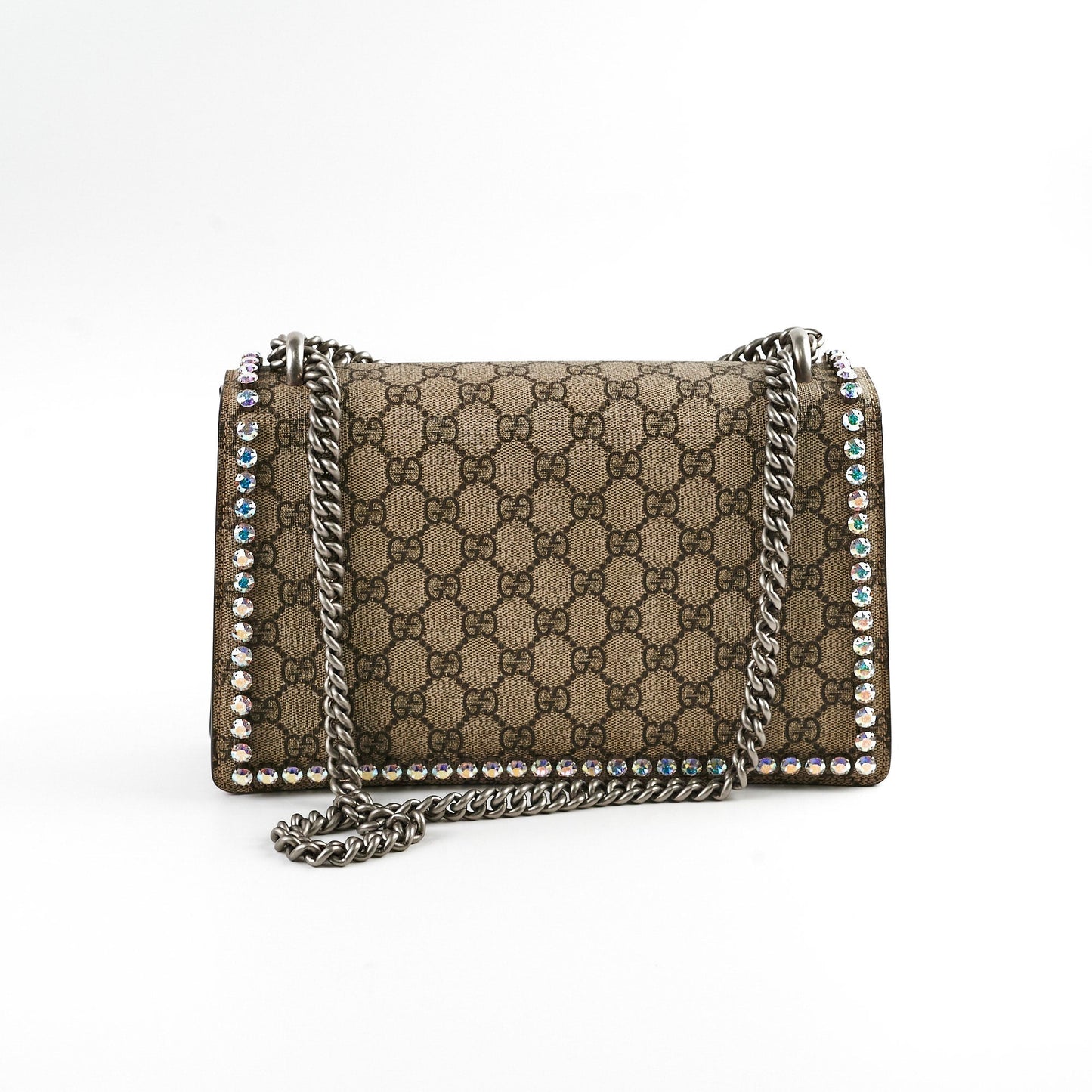Gucci Crystal Embellished Dionysus Small Shoulder Bag