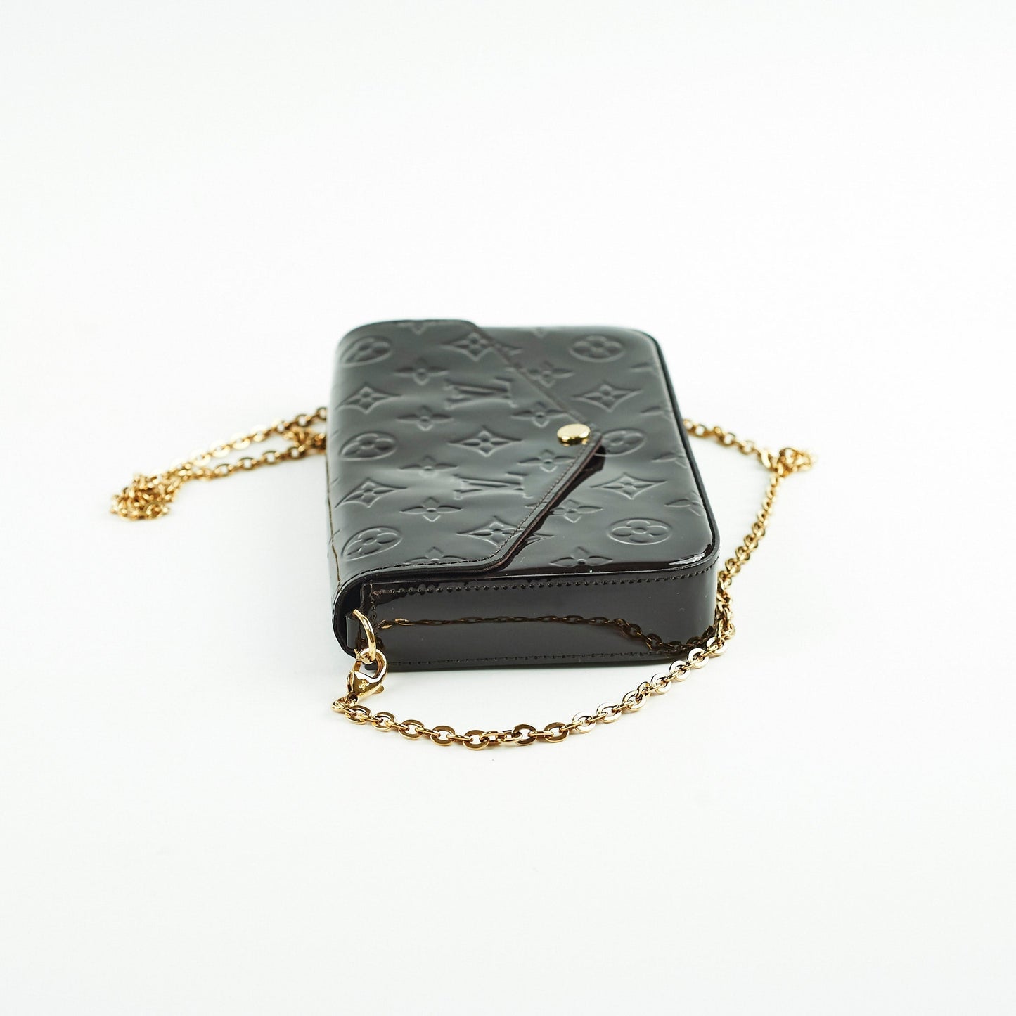 Louis Vuitton Felicie Pochette Vernis Amarante