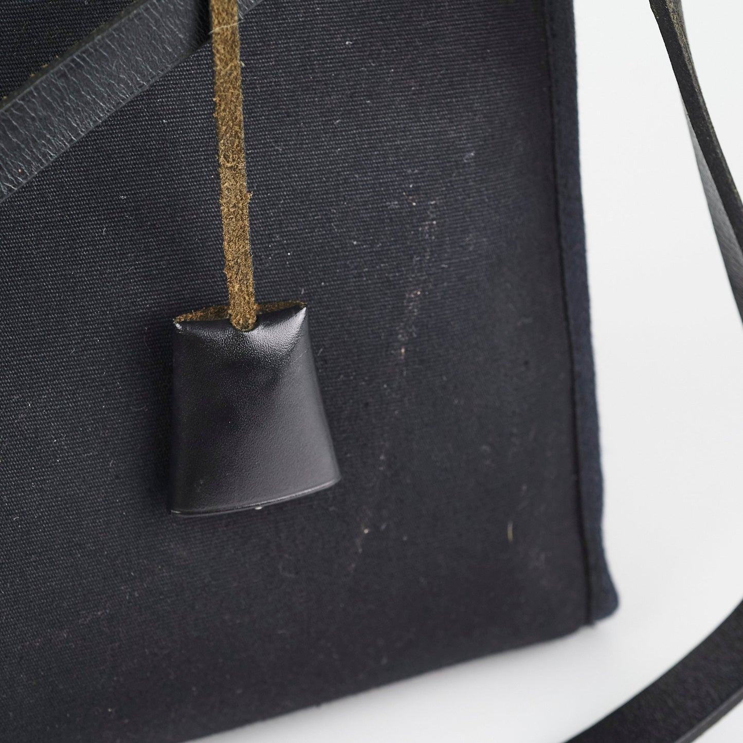 Hermes Herbag 31 Black Square G Stamp
