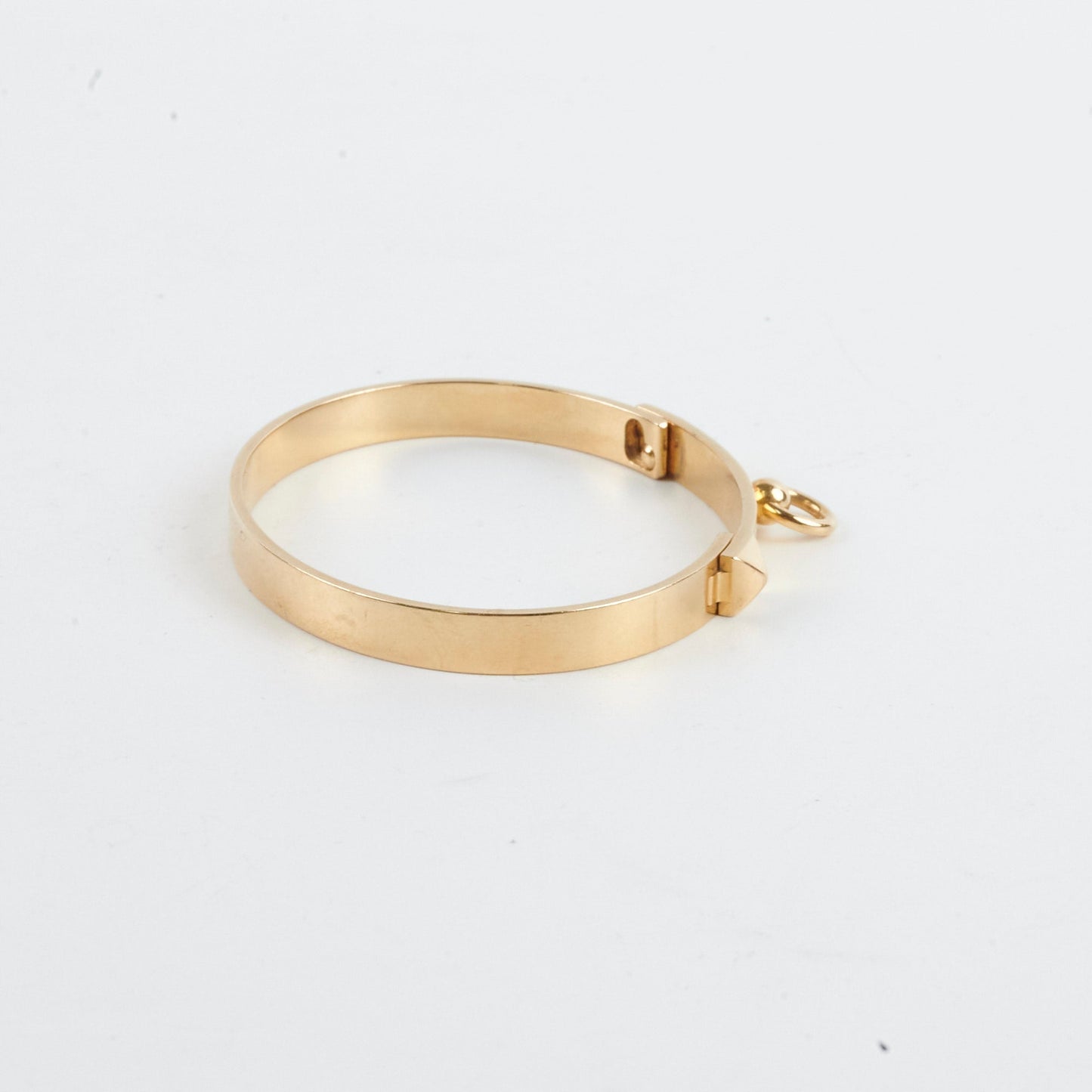Hermes Collier De Chien 18k Yellow Gold Bracelet (Size SH)