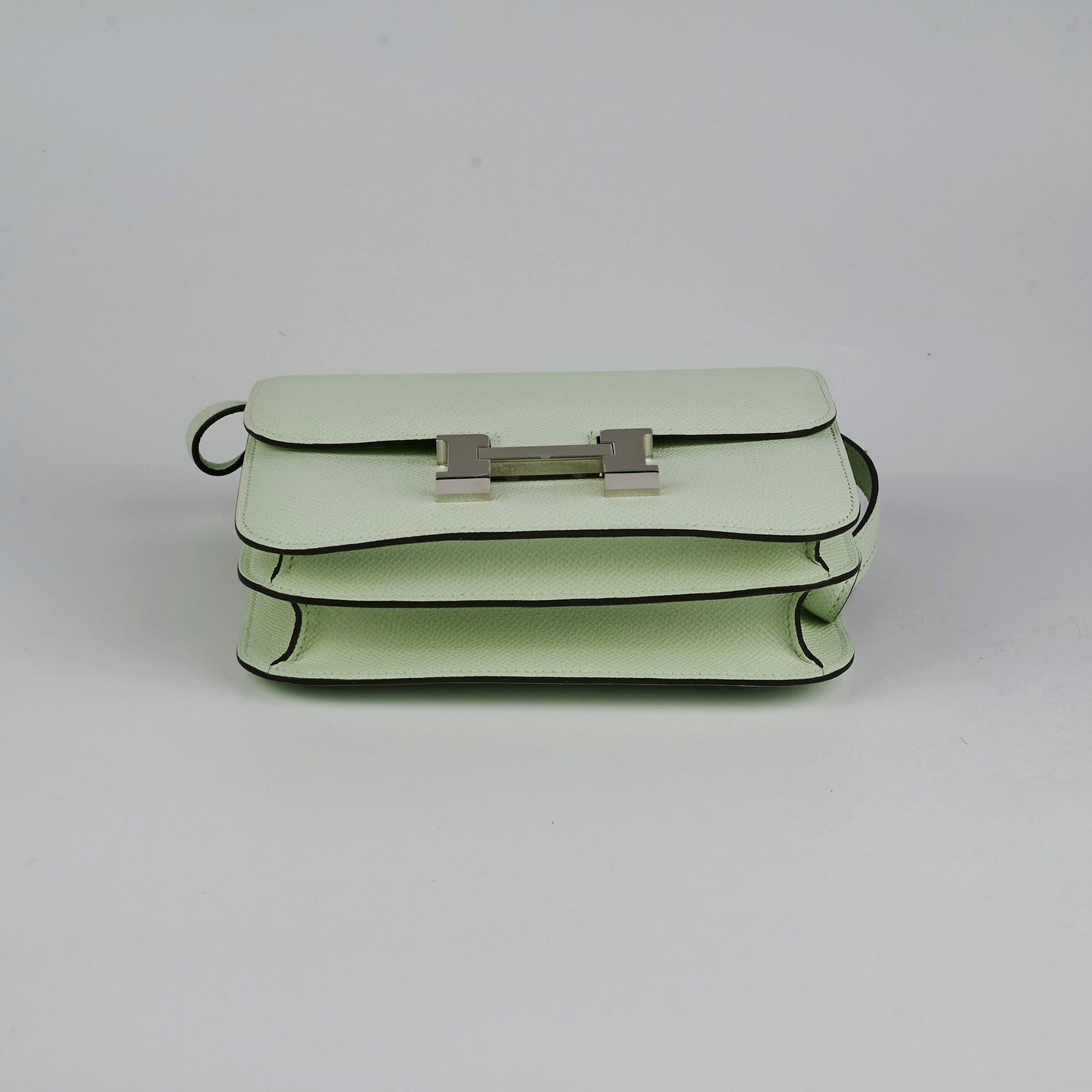 Hermes Epsom Constance Mini Vert Fizz U stamp 2022