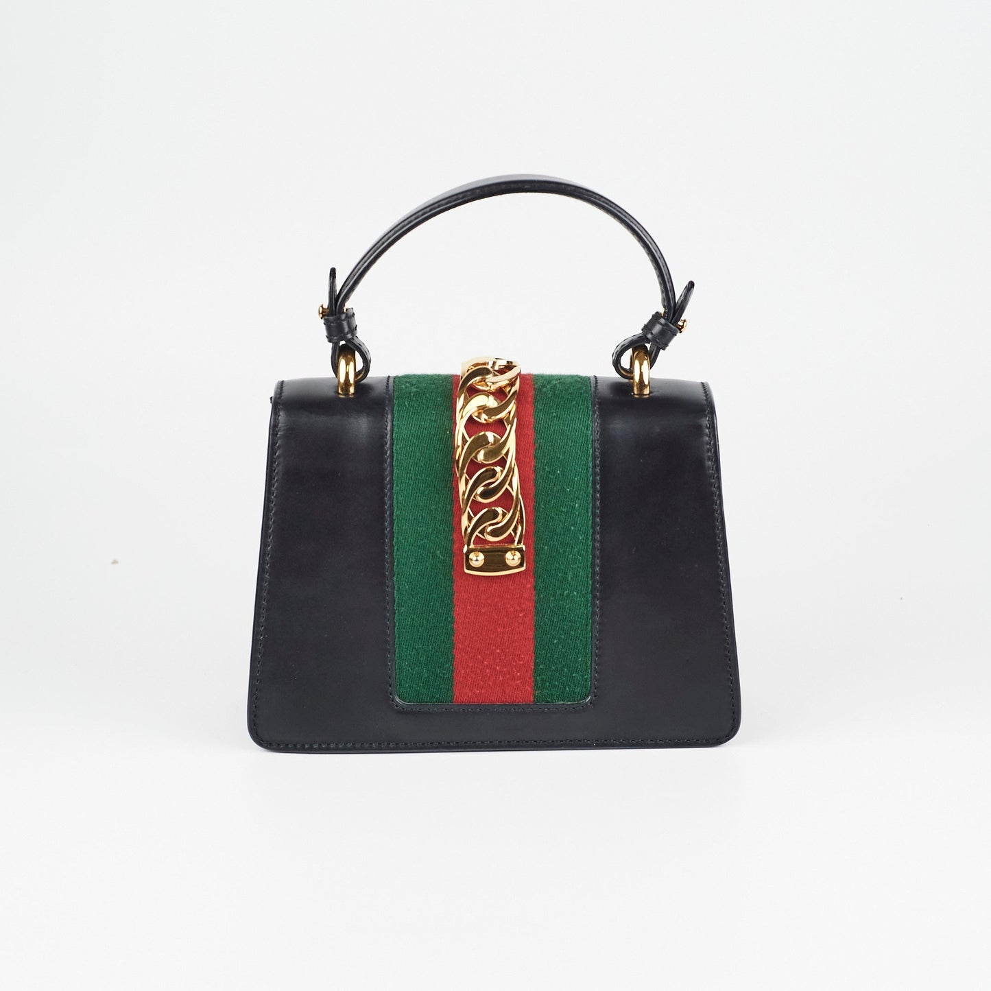 Gucci Sylvie Black Top Handle