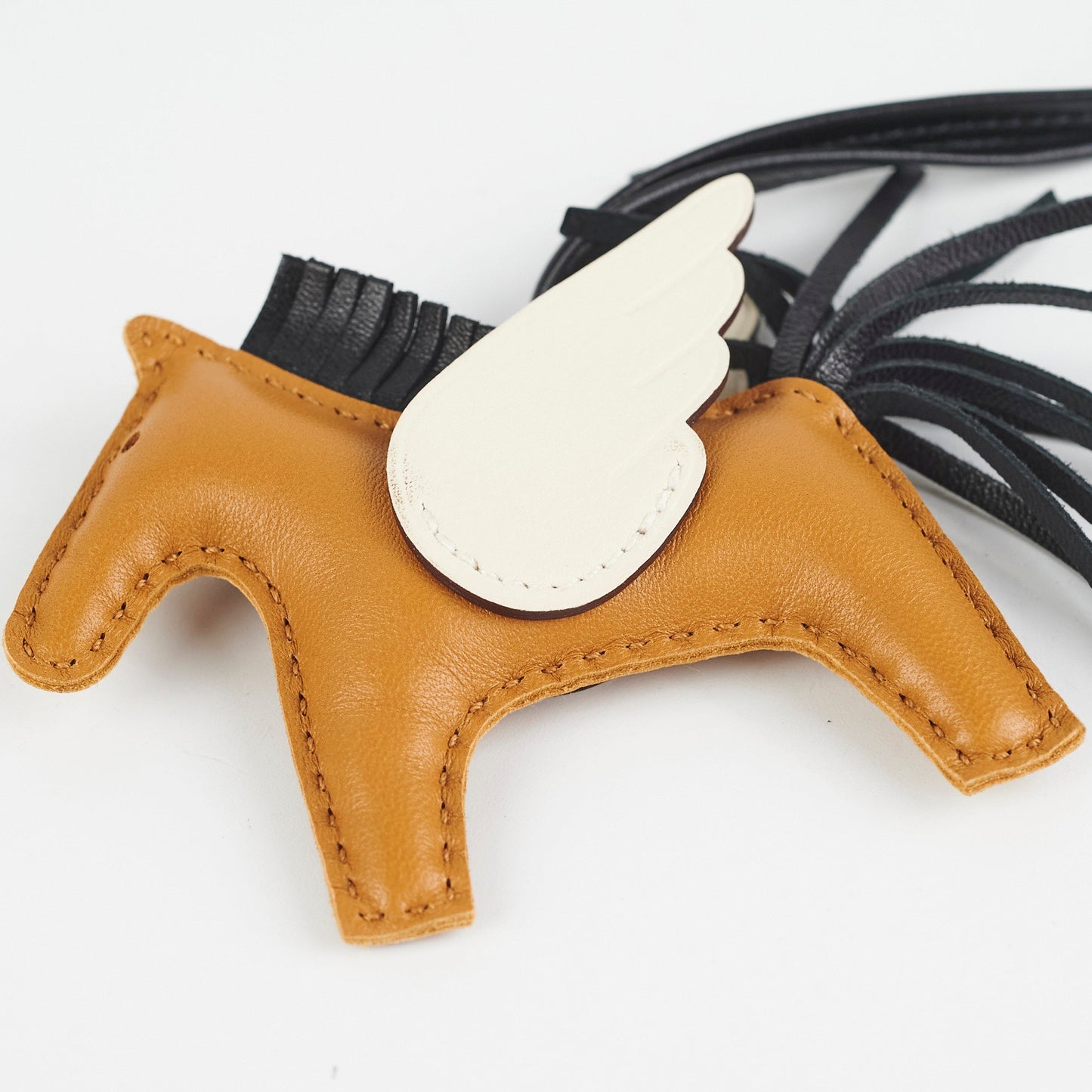 Hermes Rodeo Pegase Charm Sesame/Nata/Noir