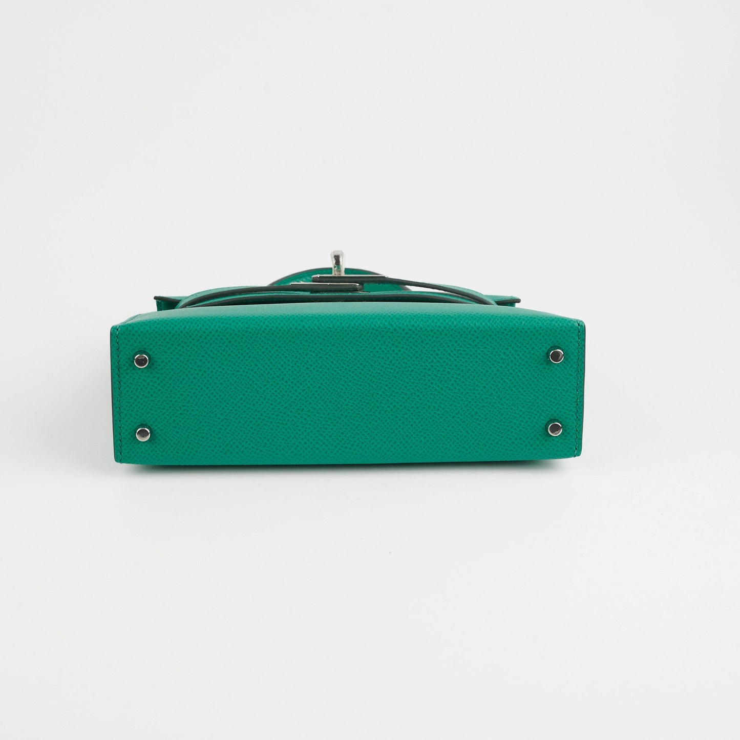 Hermes Mini Kelly Epsom Vert Jade/ Bleu Paradis - U Stamp