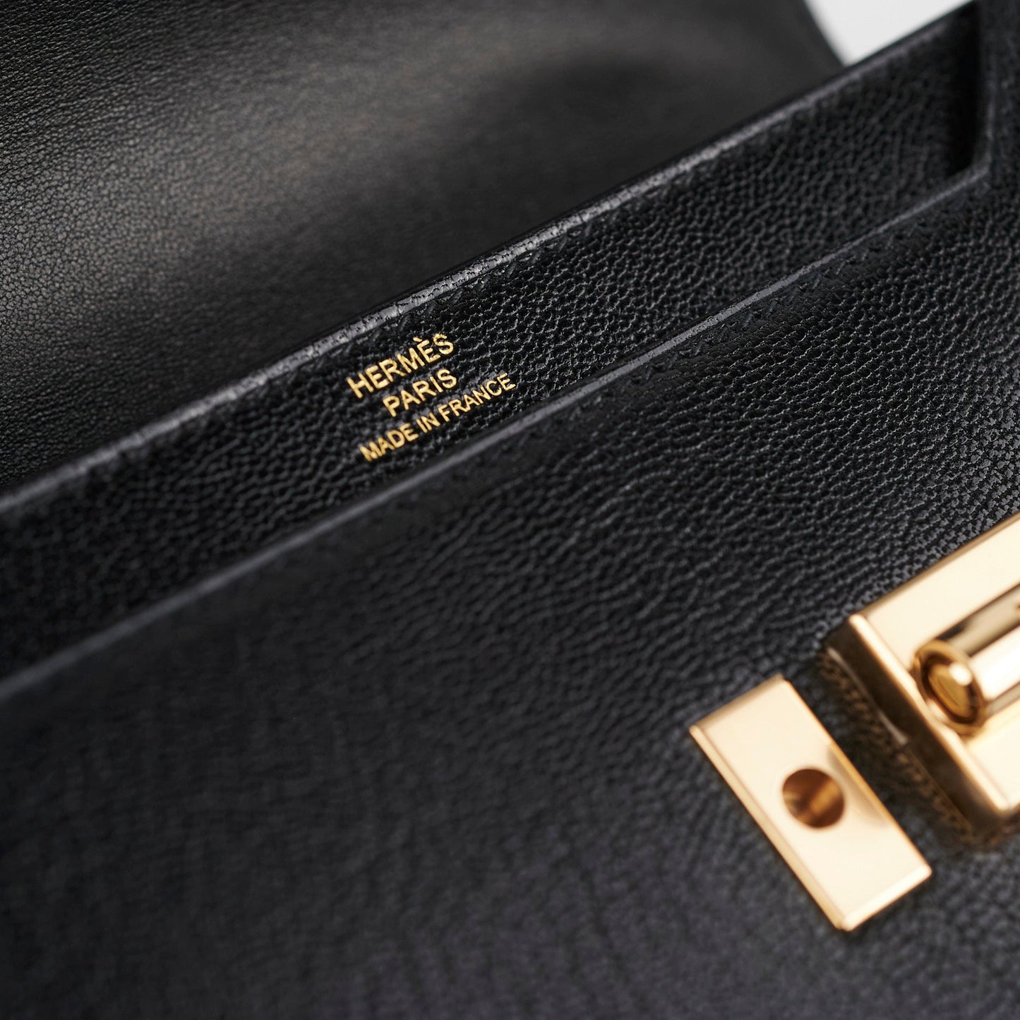 Hermes Verrou Chaine Mini Noir