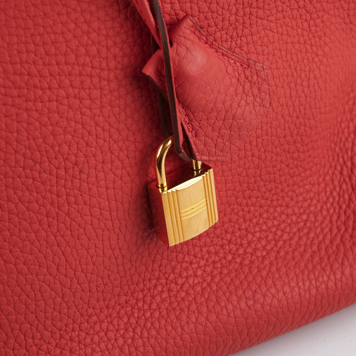 Hermes Birkin 35 Clemence Rose Lipstick- Stamp O 2011