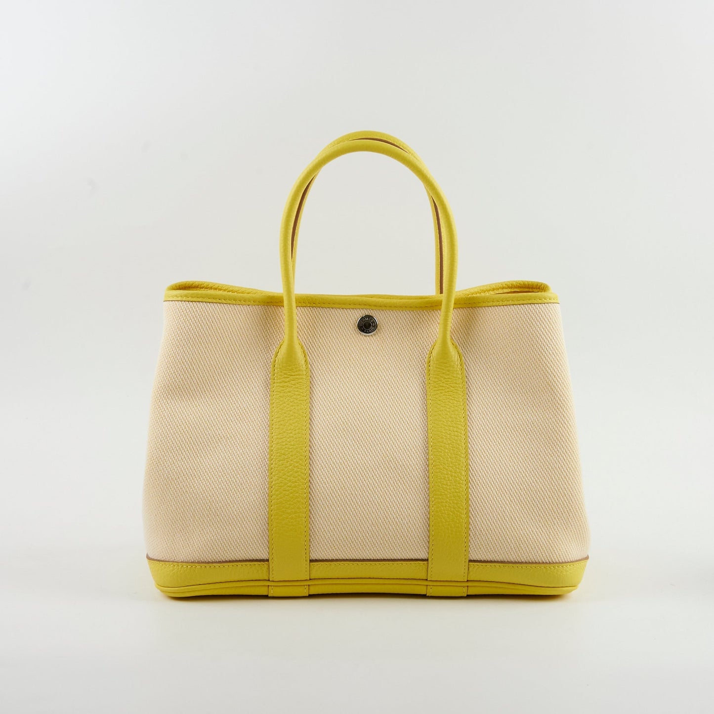 Hermes Garden Party 39 Canvas Citron/Lime - Y Stamp