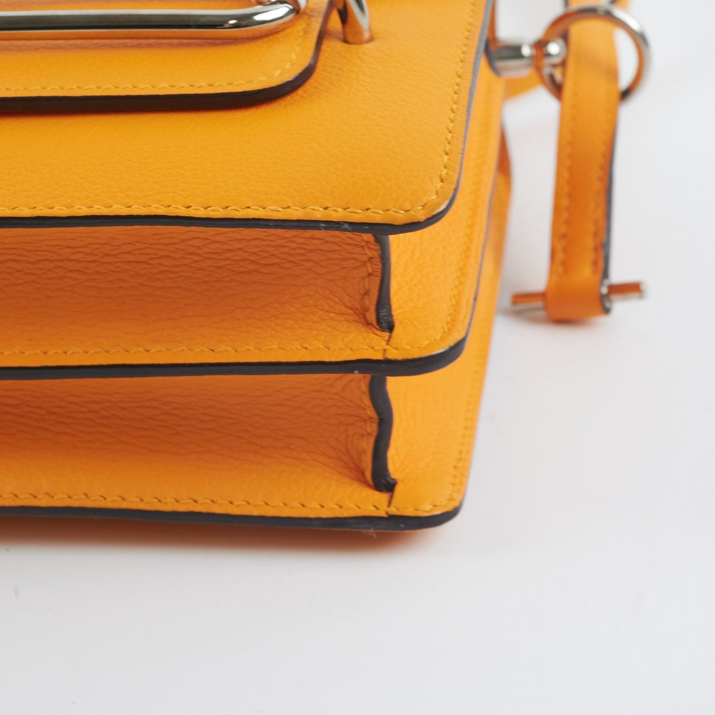 Hermes Mini Roulis Jaune D'Or Bag