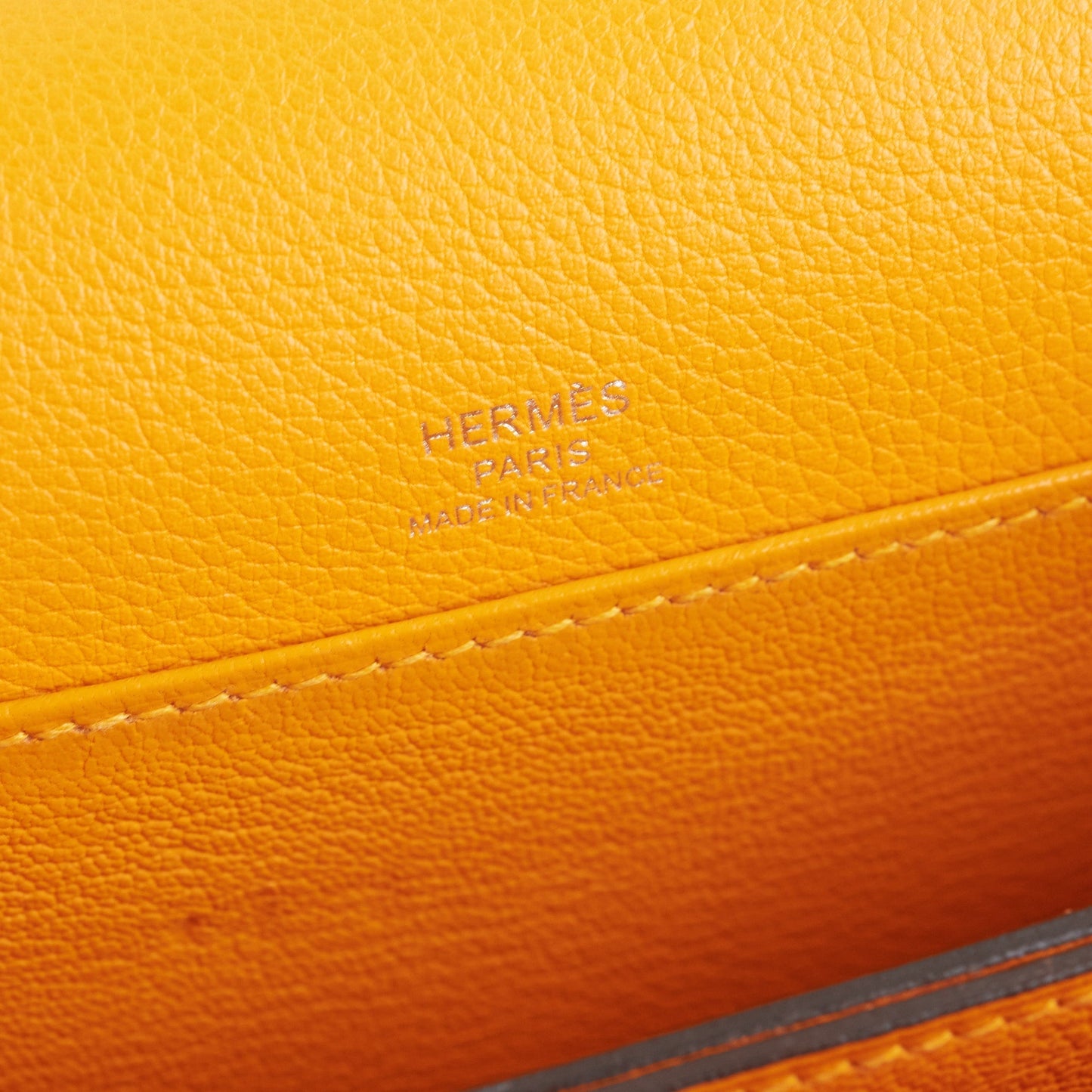 Hermes Mini Roulis Jaune D'Or Bag