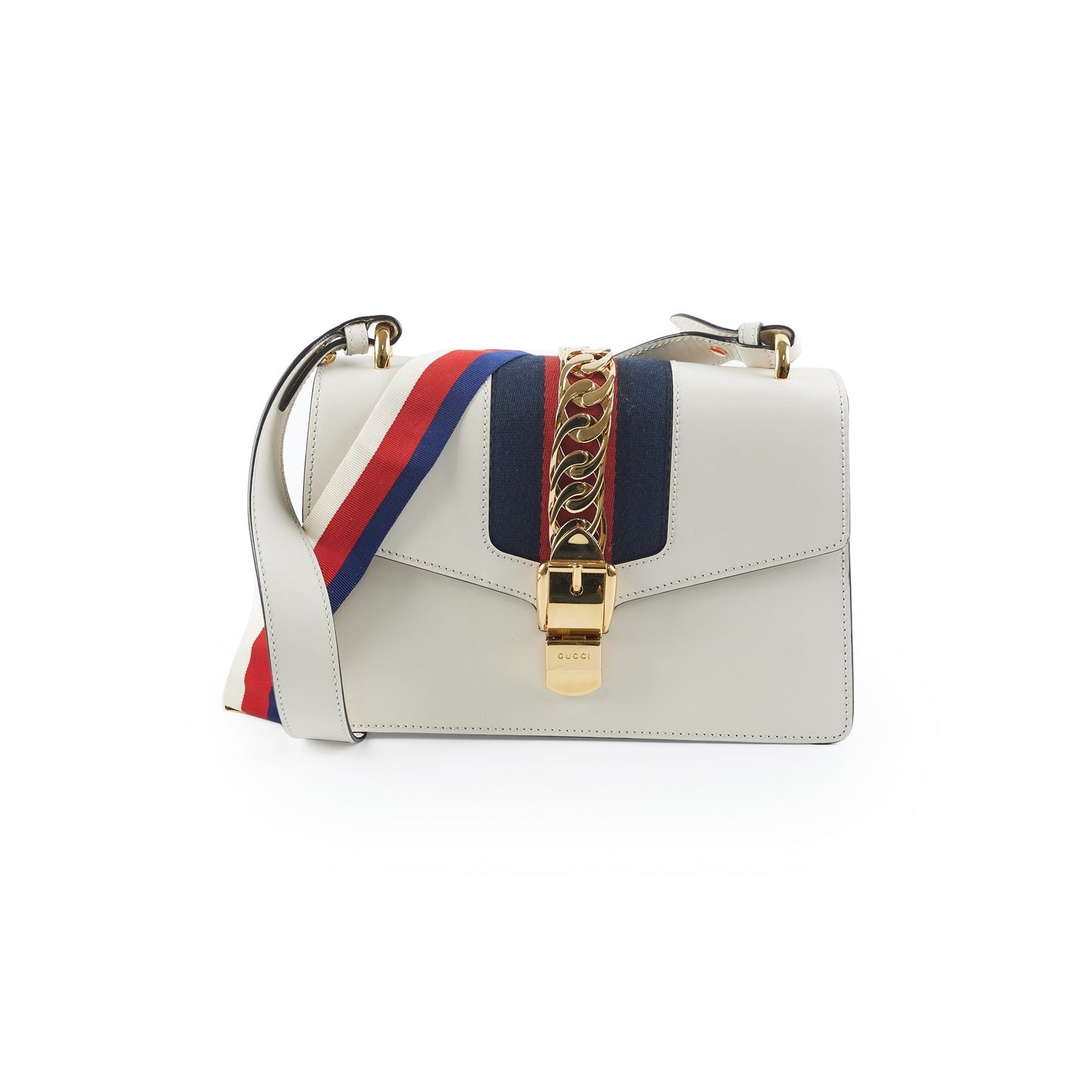 Gucci Sylvia White Shoulder Bag