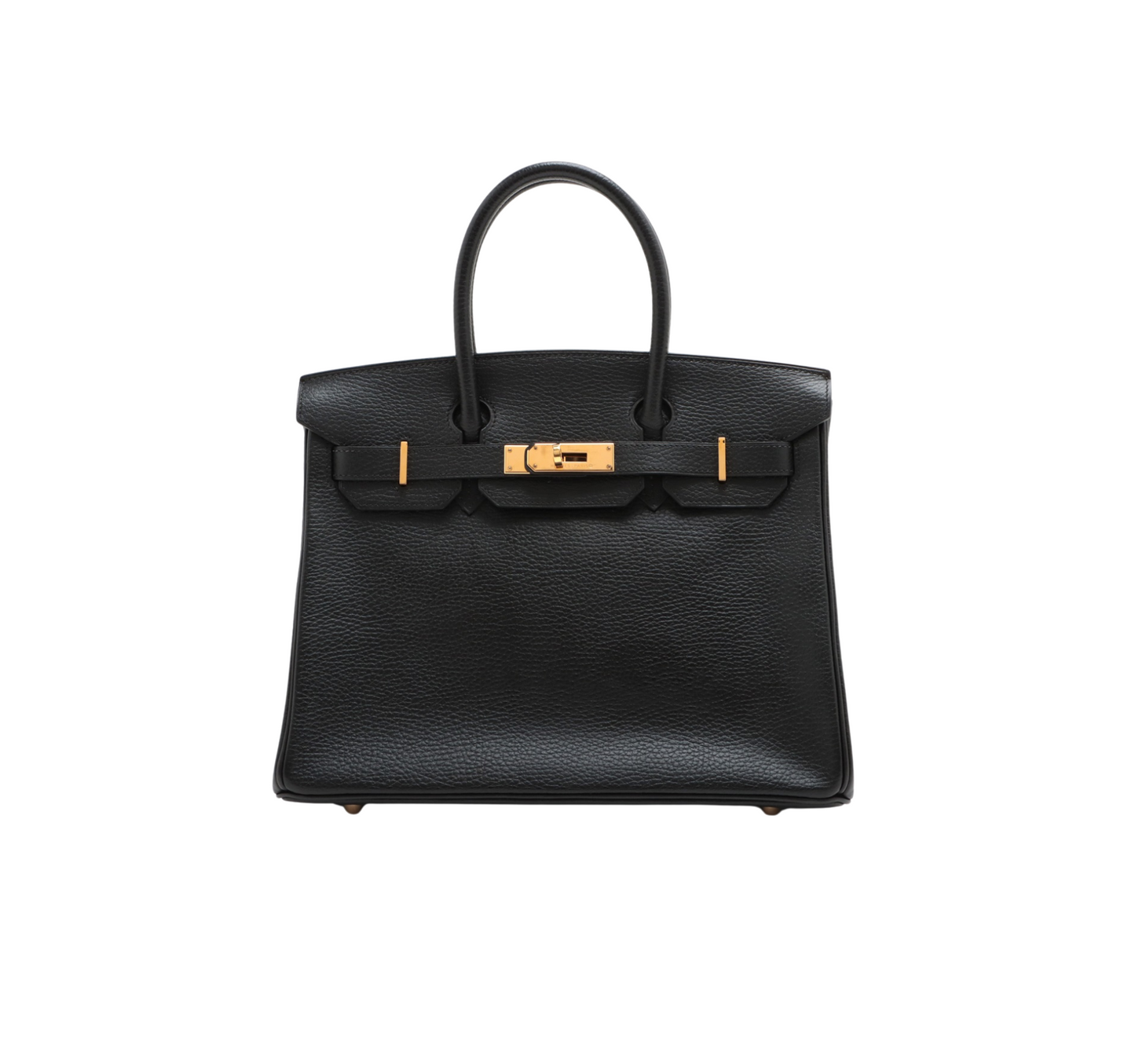 Hermes Birkin 30 Ardennes Black - Stamp E Square