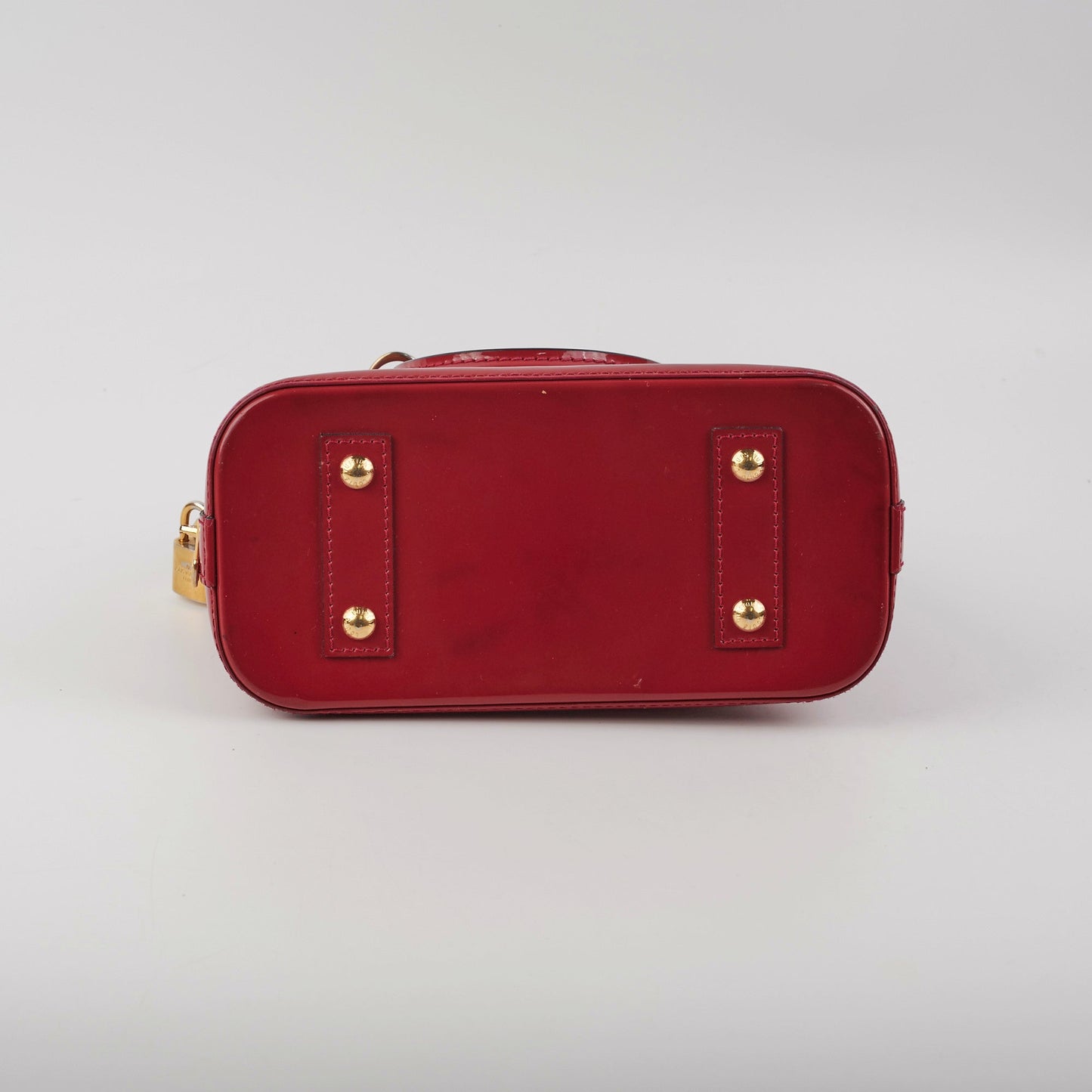 Louis Vuitton Alma BB Monogram Vernis Shoulder Handbag