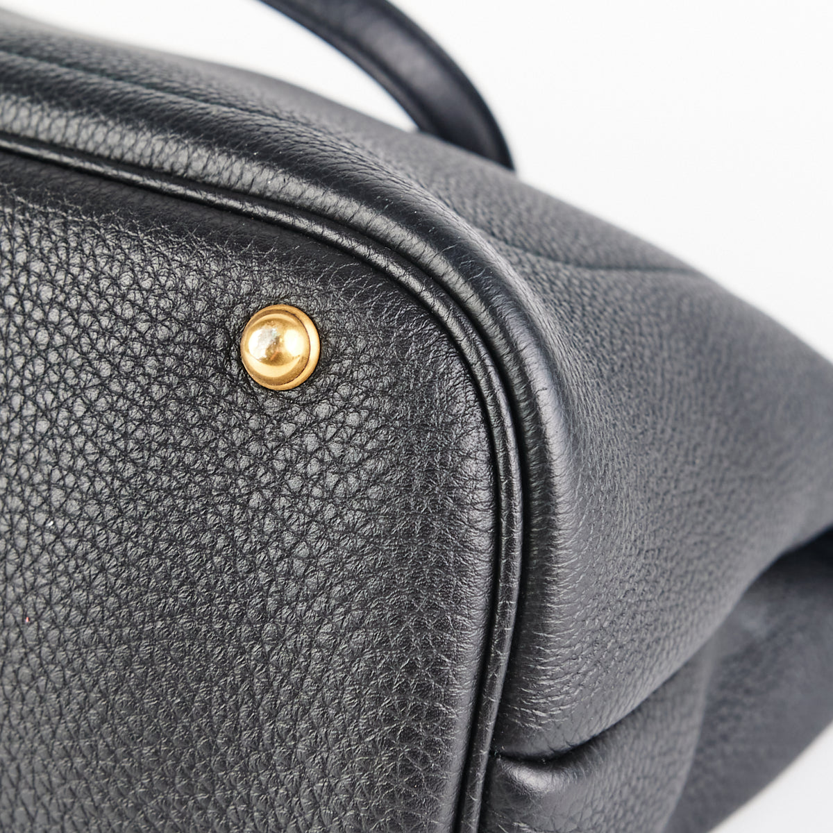Gucci Bright Bit Convertible Tote Medium Black