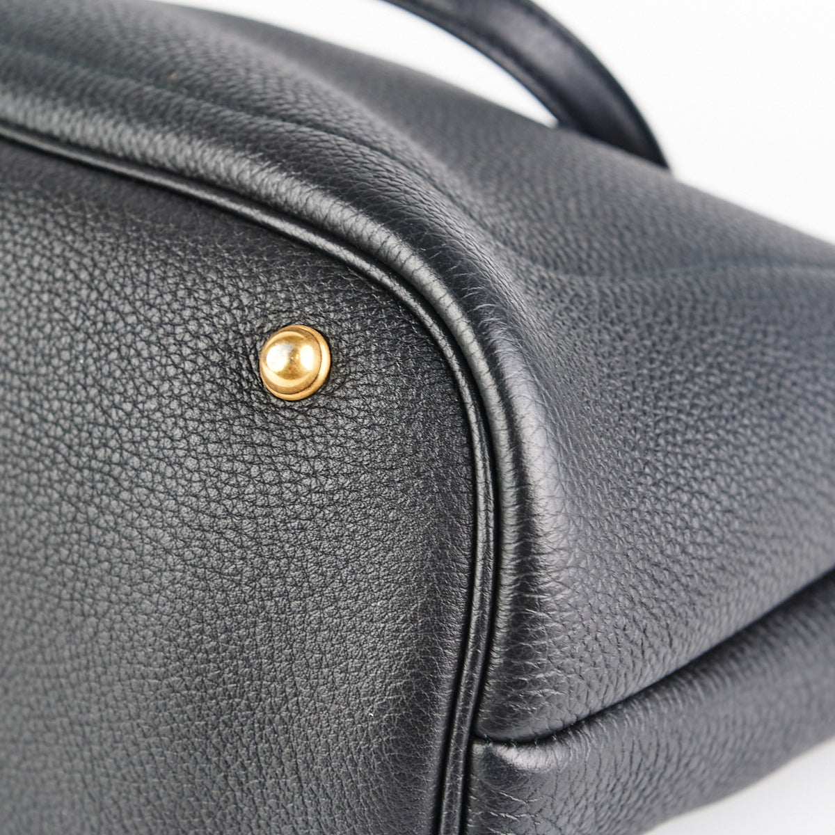 Gucci Bright Bit Convertible Tote Medium Black