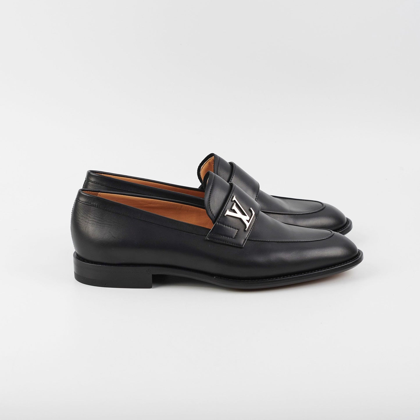 Louis Vuitton Black Leather Saint Germain Loafers size 6fers Size 6