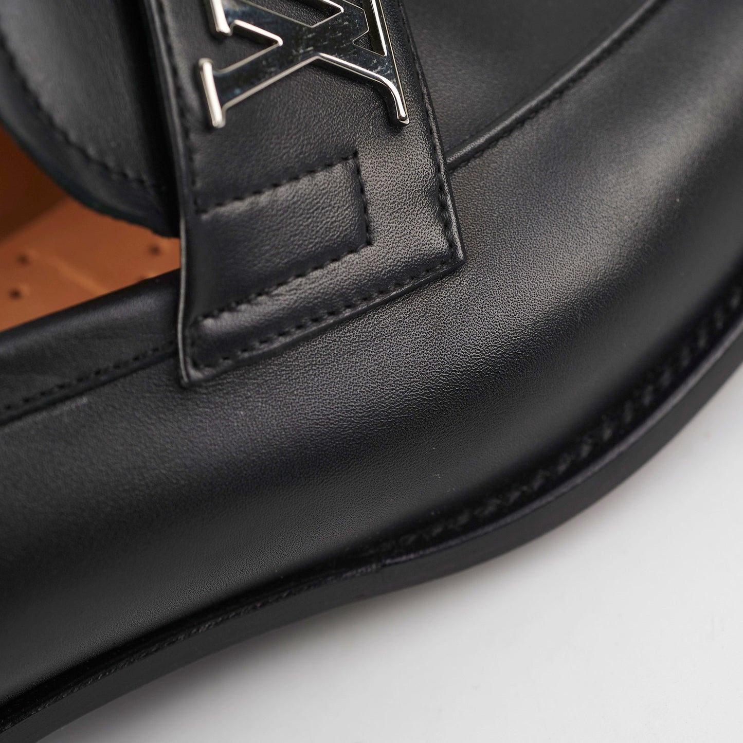 Louis Vuitton Black Leather Saint Germain Loafers size 6fers Size 6