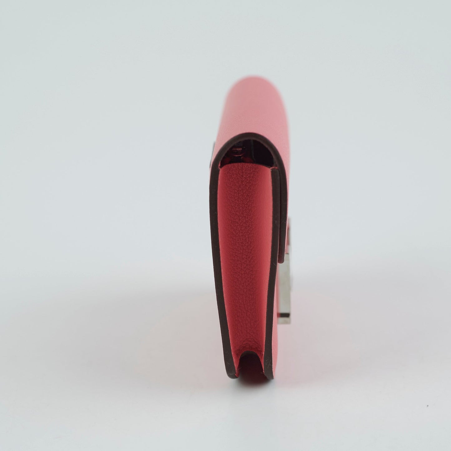 Hermes Slim Constance Rose Azalee Wallet- Stamp B