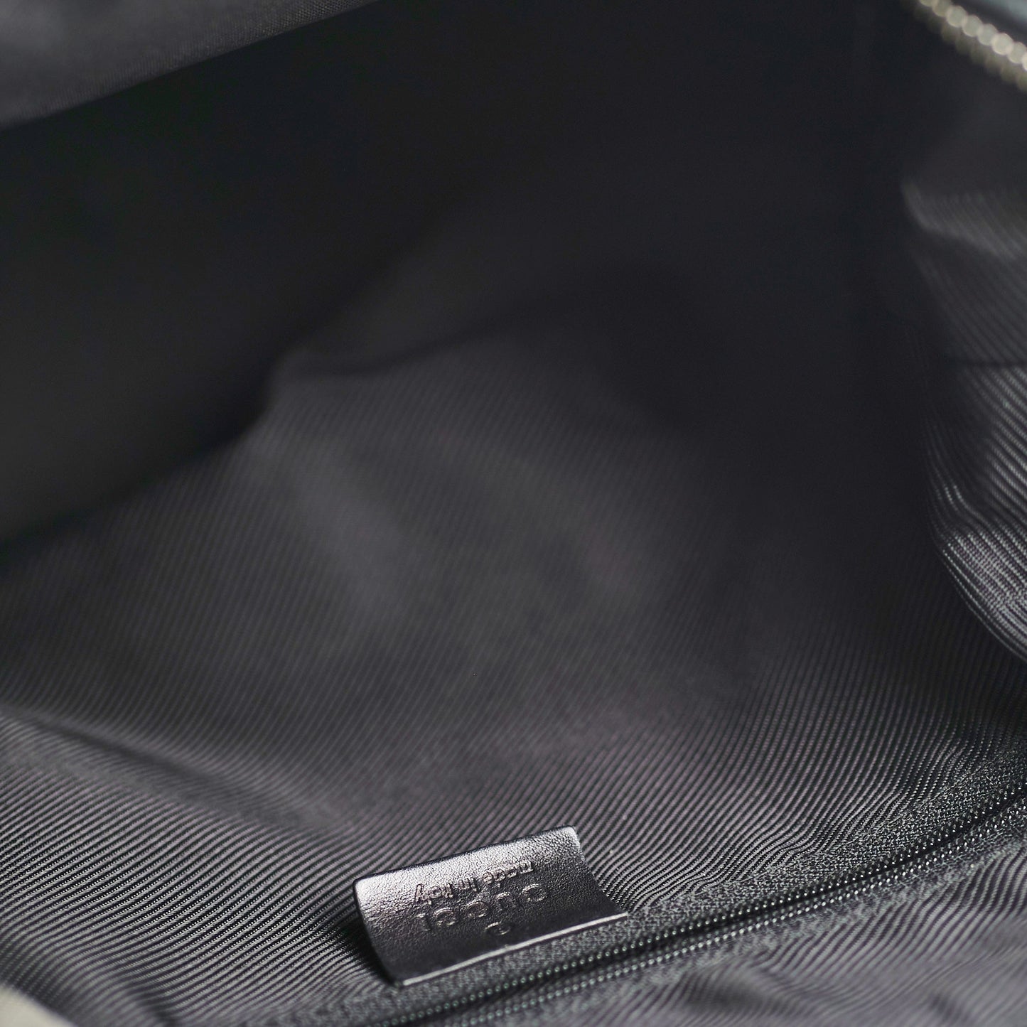 Gucci Vintage GG Canvas Black Shoulder Bag