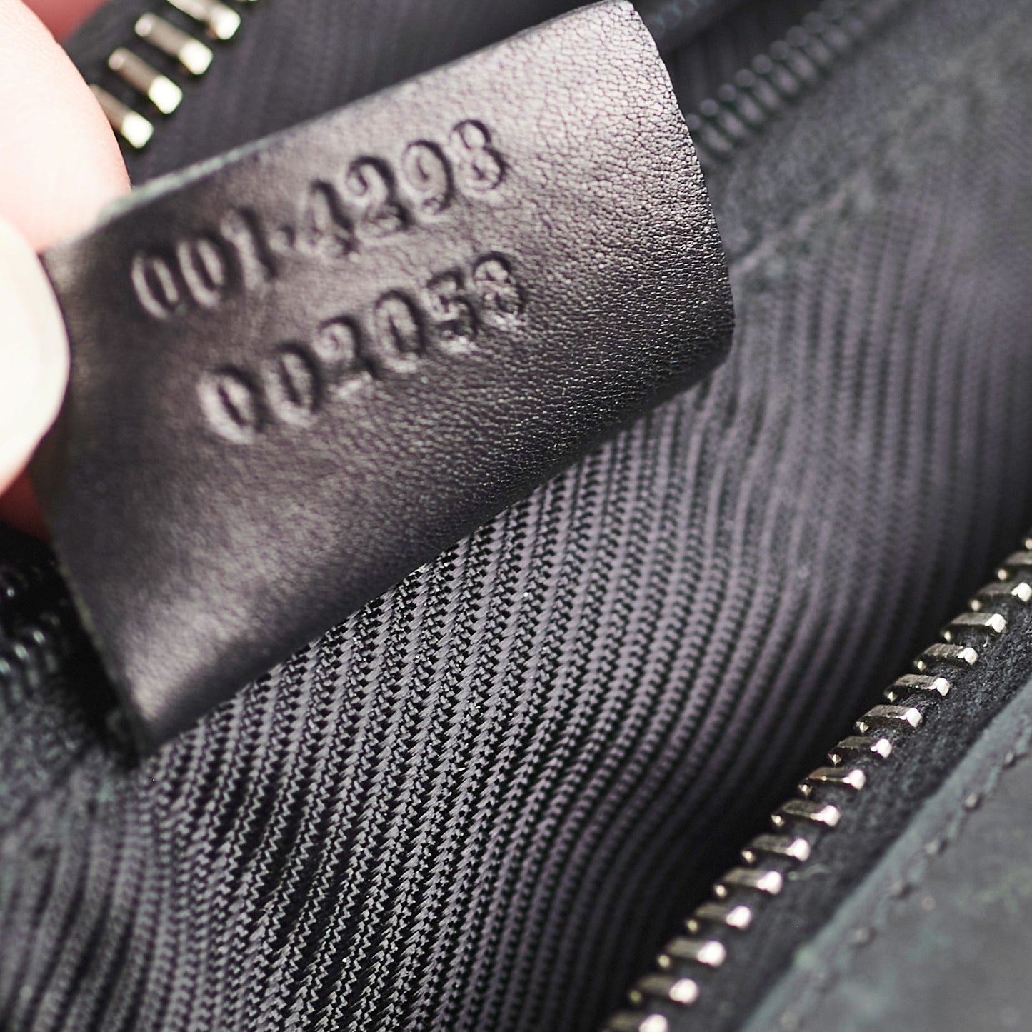 Gucci Vintage GG Canvas Black Shoulder Bag