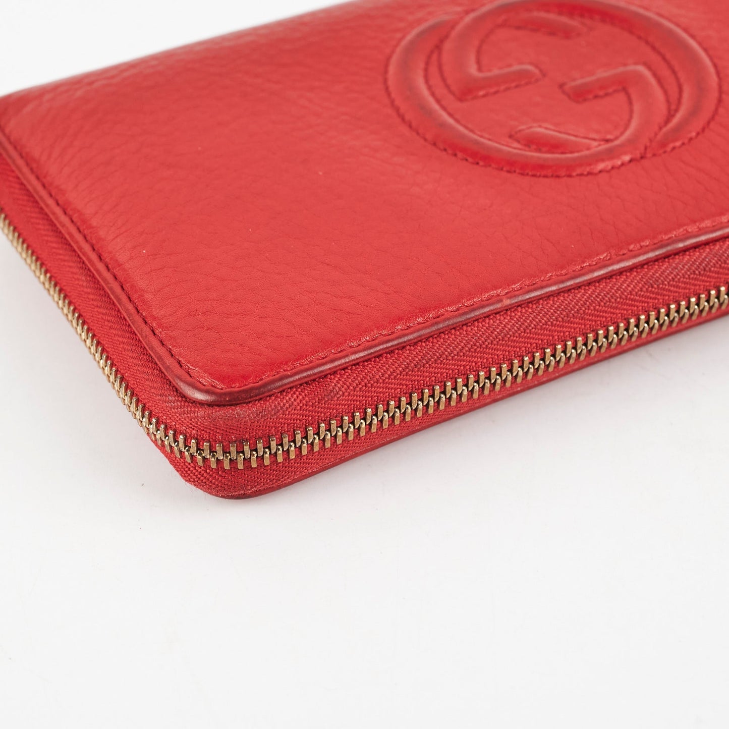 Gucci Zip Wallet Red