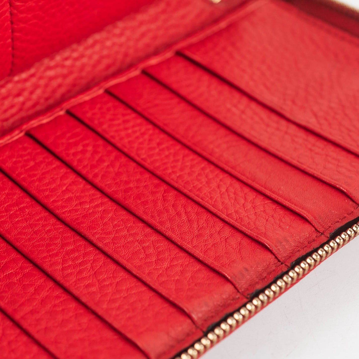 Gucci Zip Wallet Red
