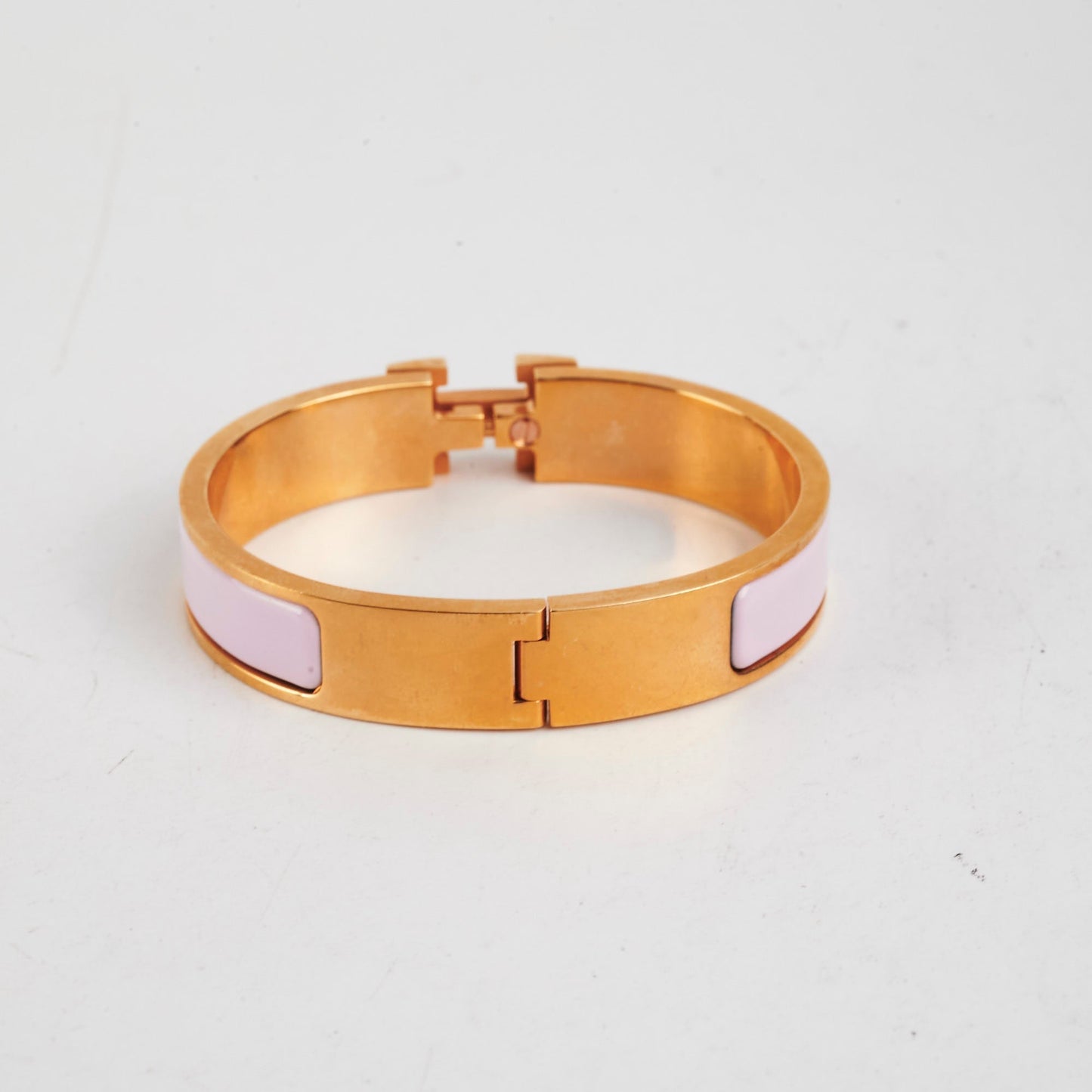 Hermes Clic H Bracelet Pink PM
