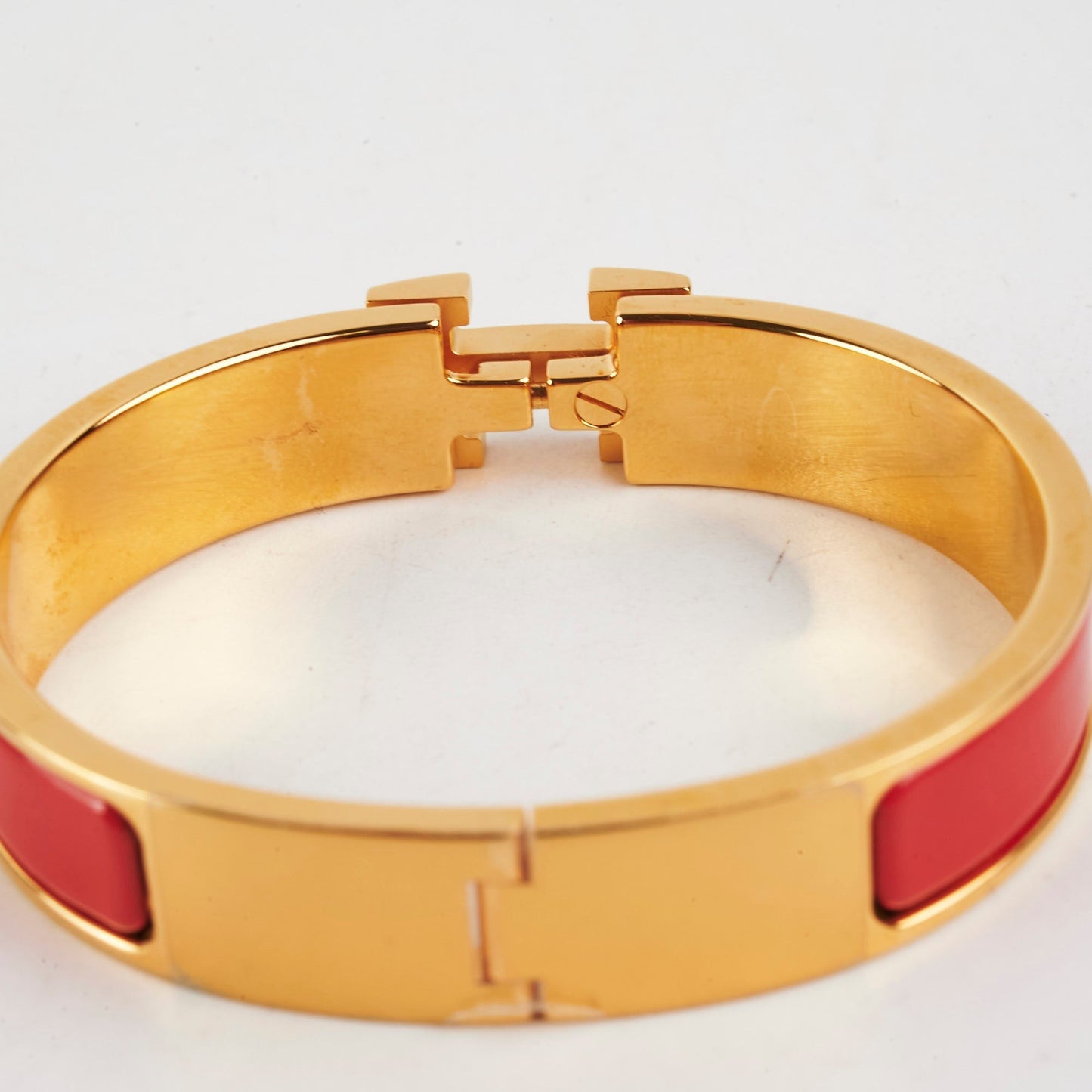 Hermes Clic H Bracelet Red PM