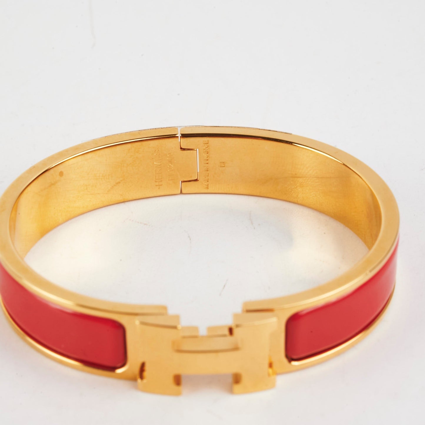 Hermes Clic H Bracelet Red PM