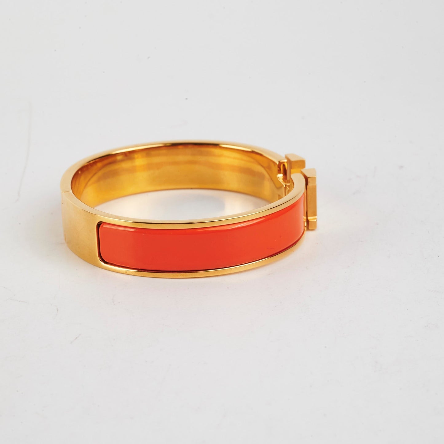 Hermes Clic H Bracelet Orange PM