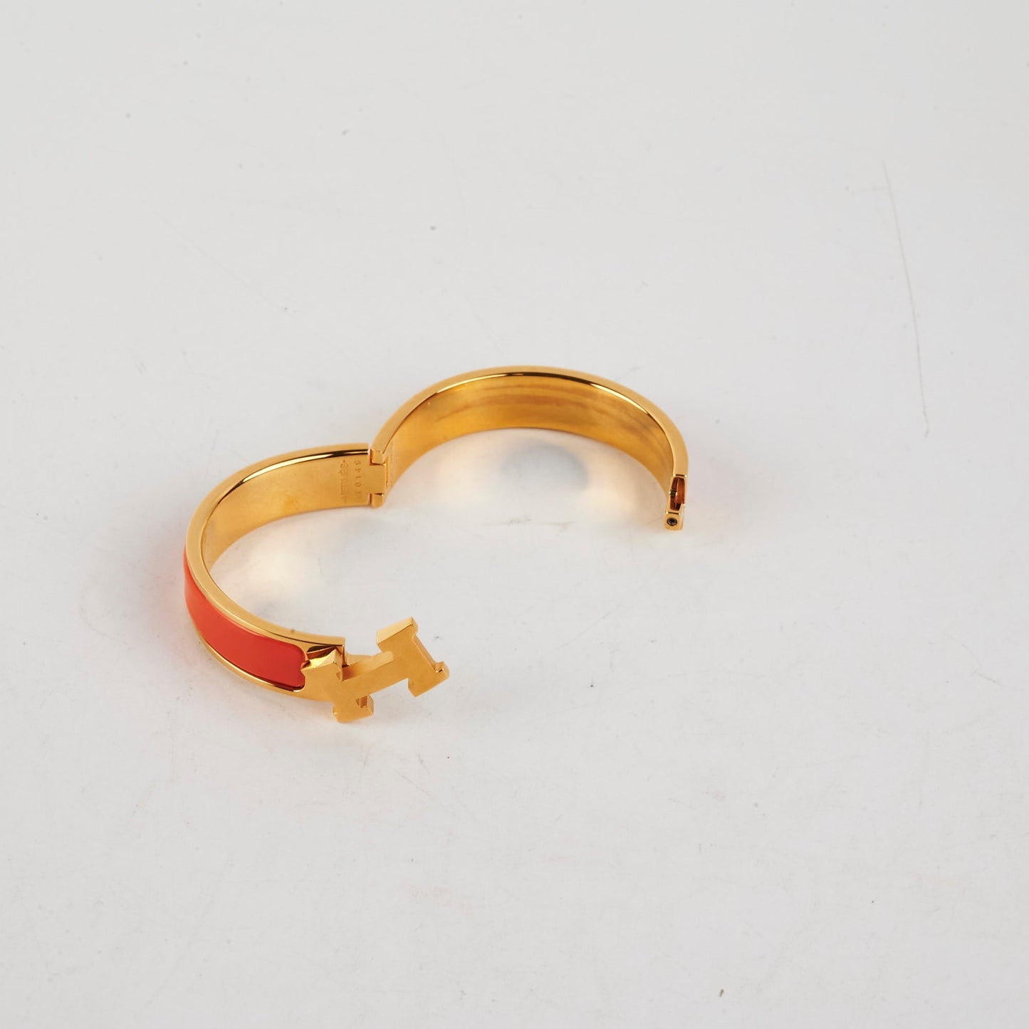 Hermes Clic H Bracelet Orange PM