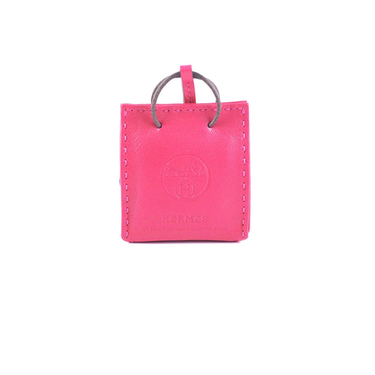 Hermes Bag Charm Fushia