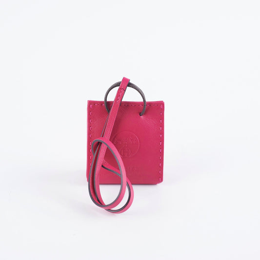 Hermes Bag Charm Fushia