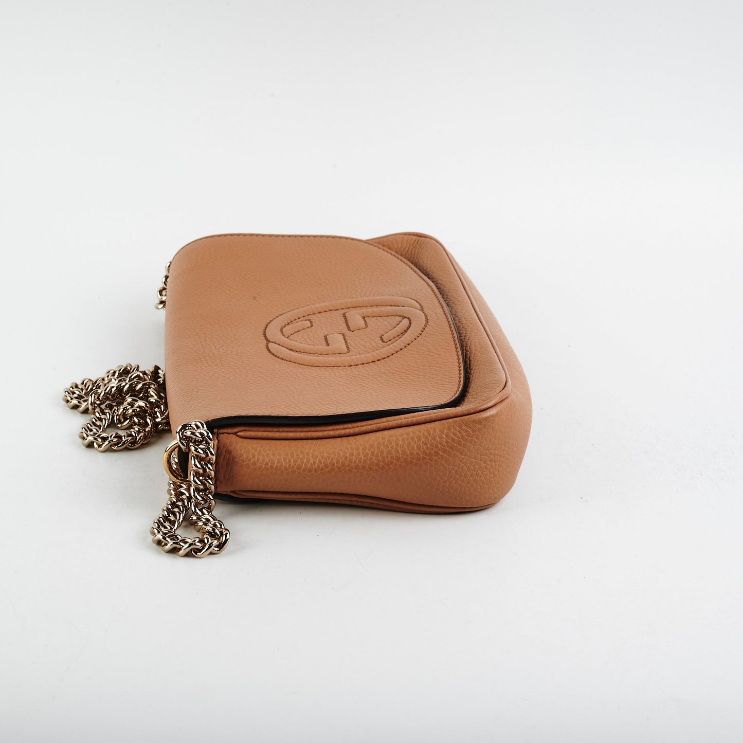 Gucci Soho Swing Chain Bag Beige