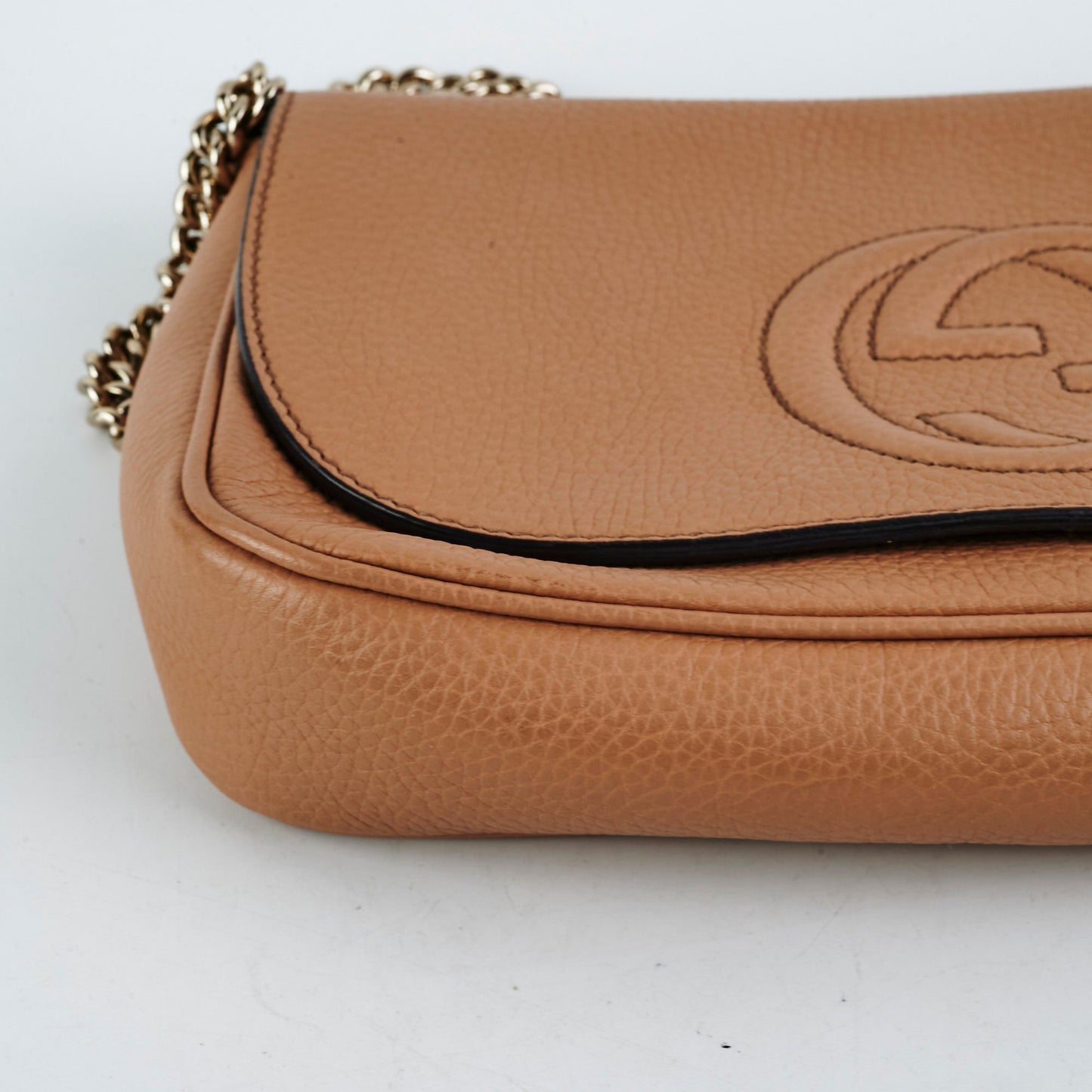 Gucci Soho Swing Chain Bag Beige