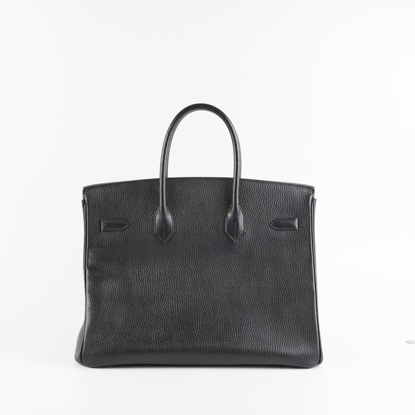 Hermes Birkin 35 Black Stamp A Square (1997)
